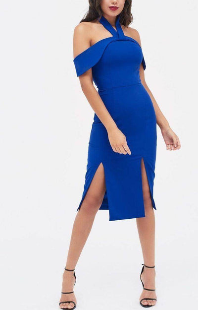 Alondra - vestido corto azul