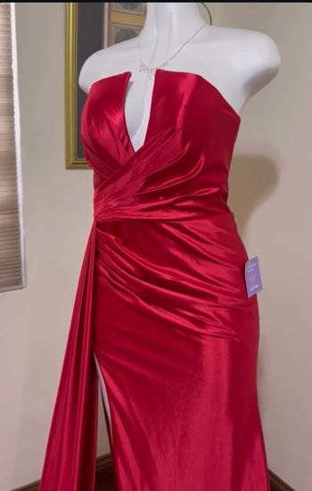 Vestido strapless  - Sofia