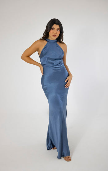 Abelina - azul venta - Lend the Trend renta de vestidos mexico