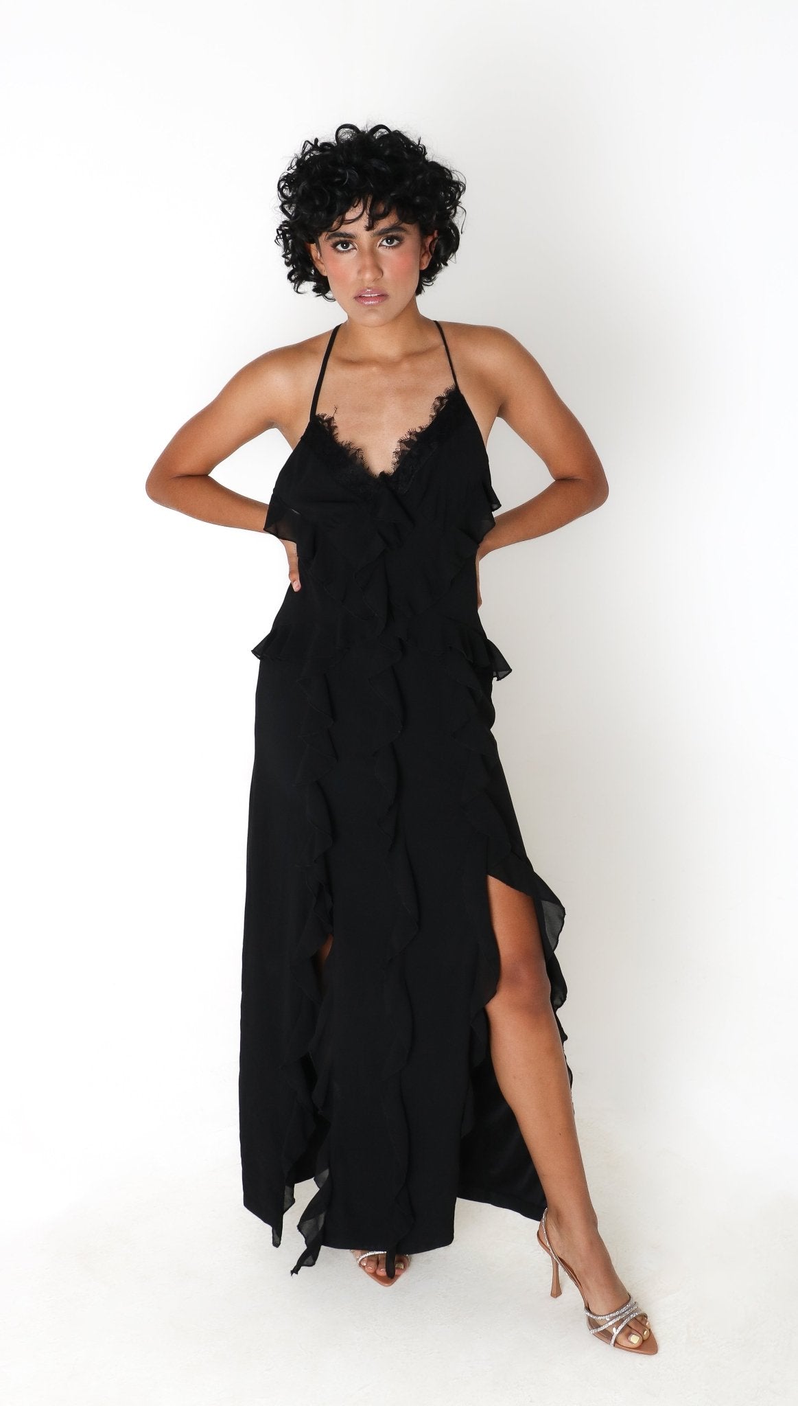 Aisha - negro - Lend the Trend renta de vestidos mexico