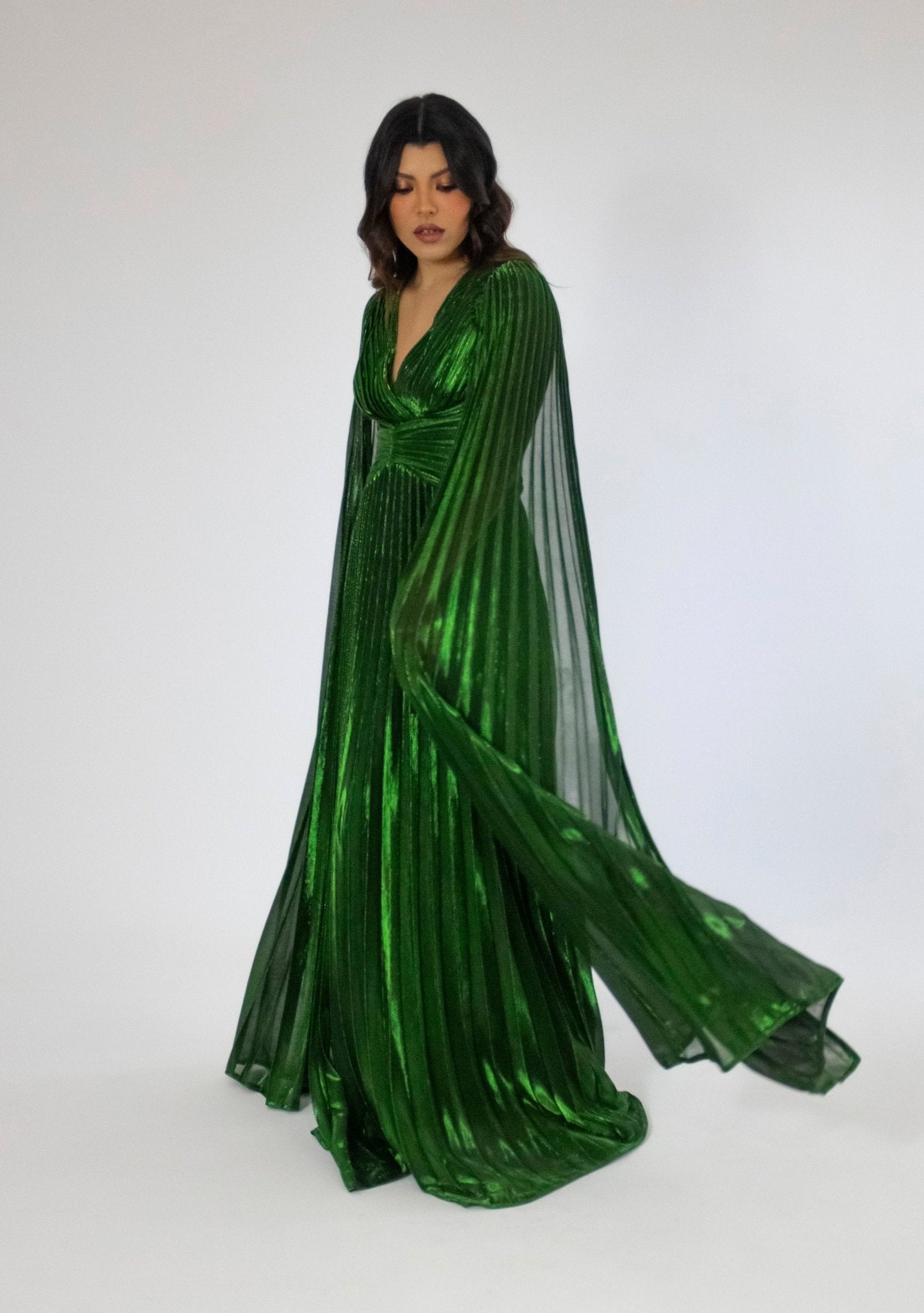 Alina - verde - Lend the Trend renta de vestidos mexico