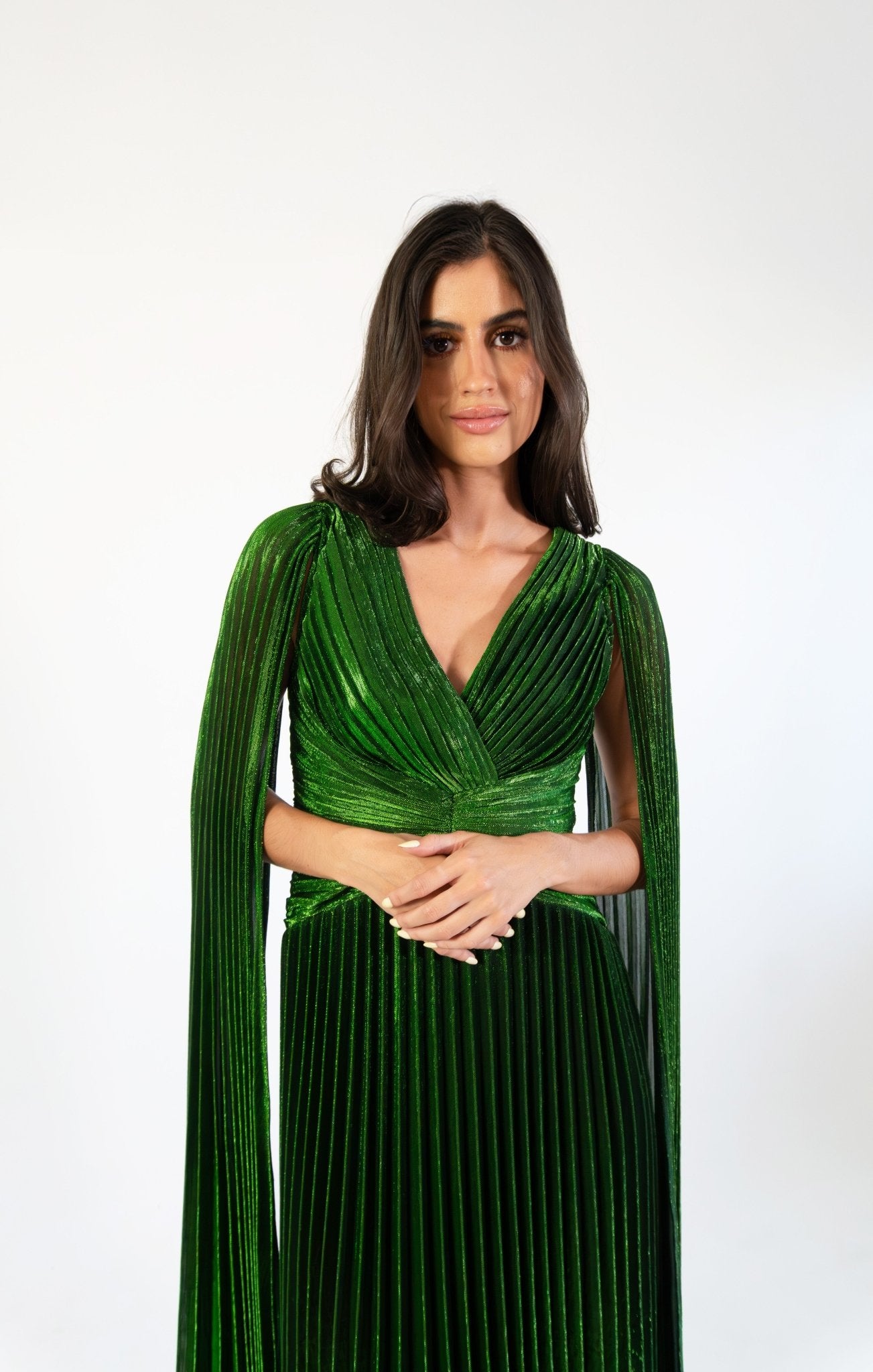 Alina - verde venta - Lend the Trend renta de vestidos mexico