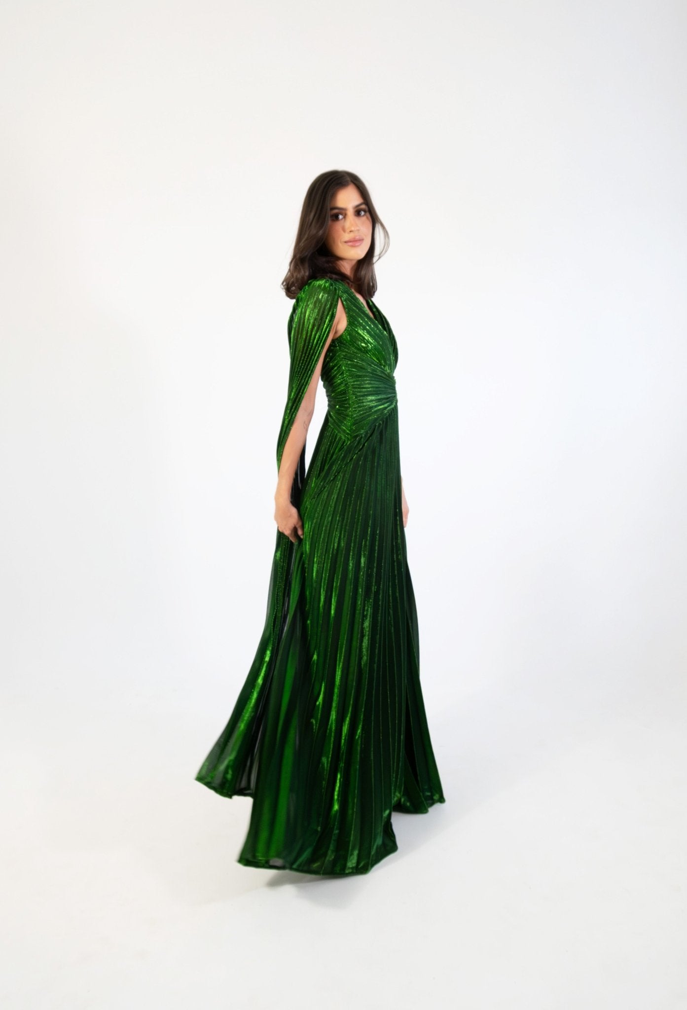 Alina - verde venta - Lend the Trend renta de vestidos mexico