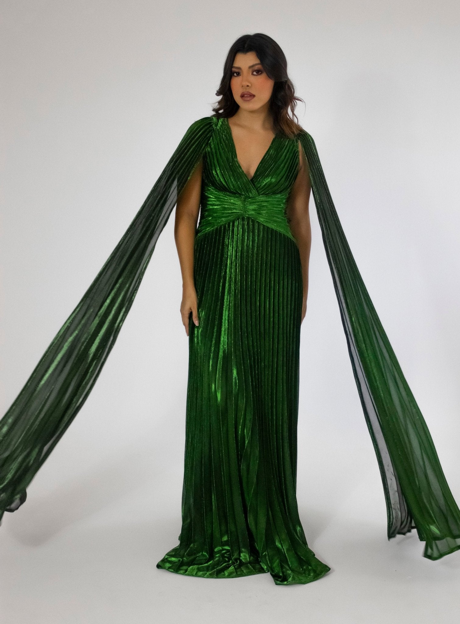 Alina - verde venta - Lend the Trend renta de vestidos mexico