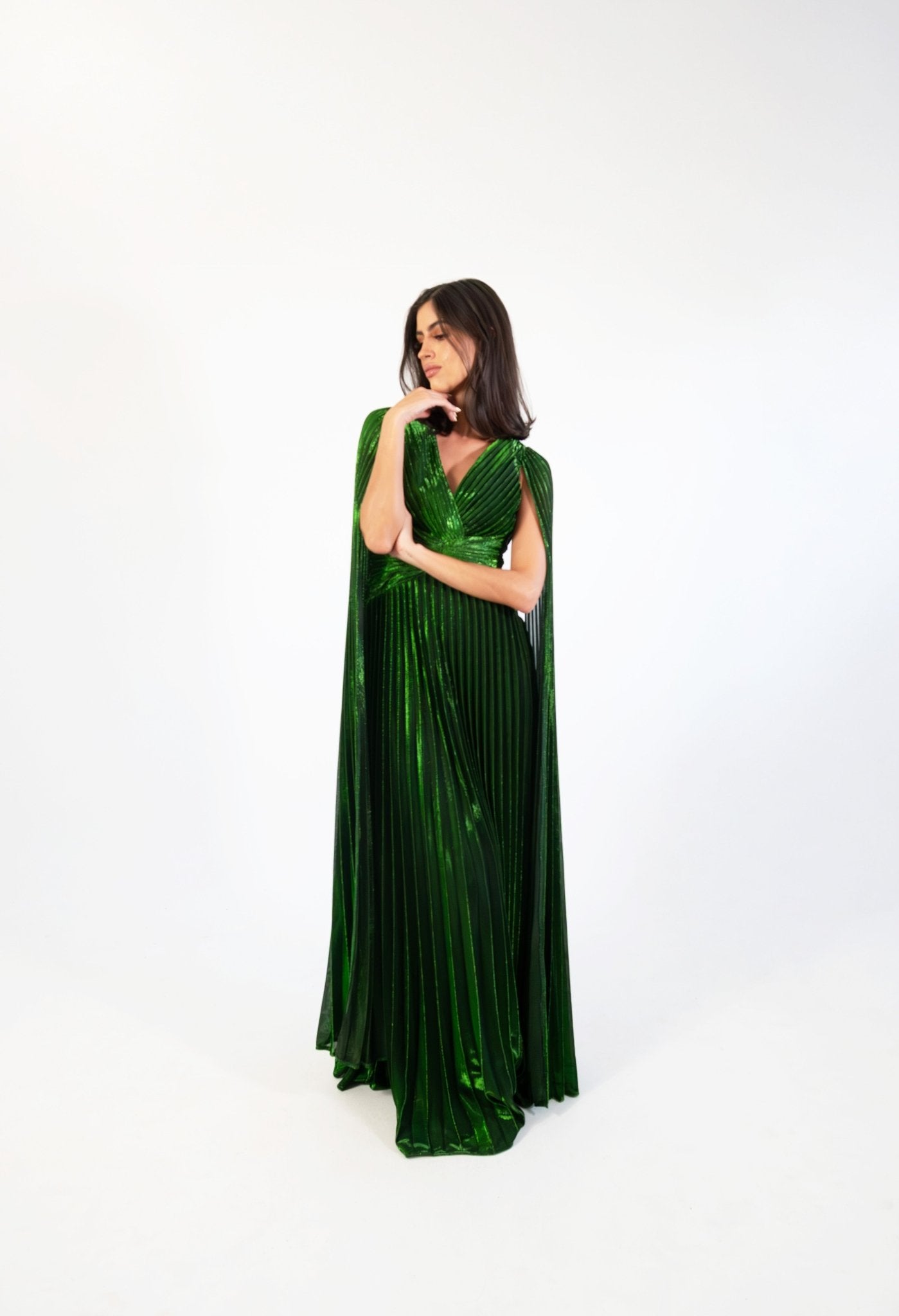 Alina - verde venta - Lend the Trend renta de vestidos mexico