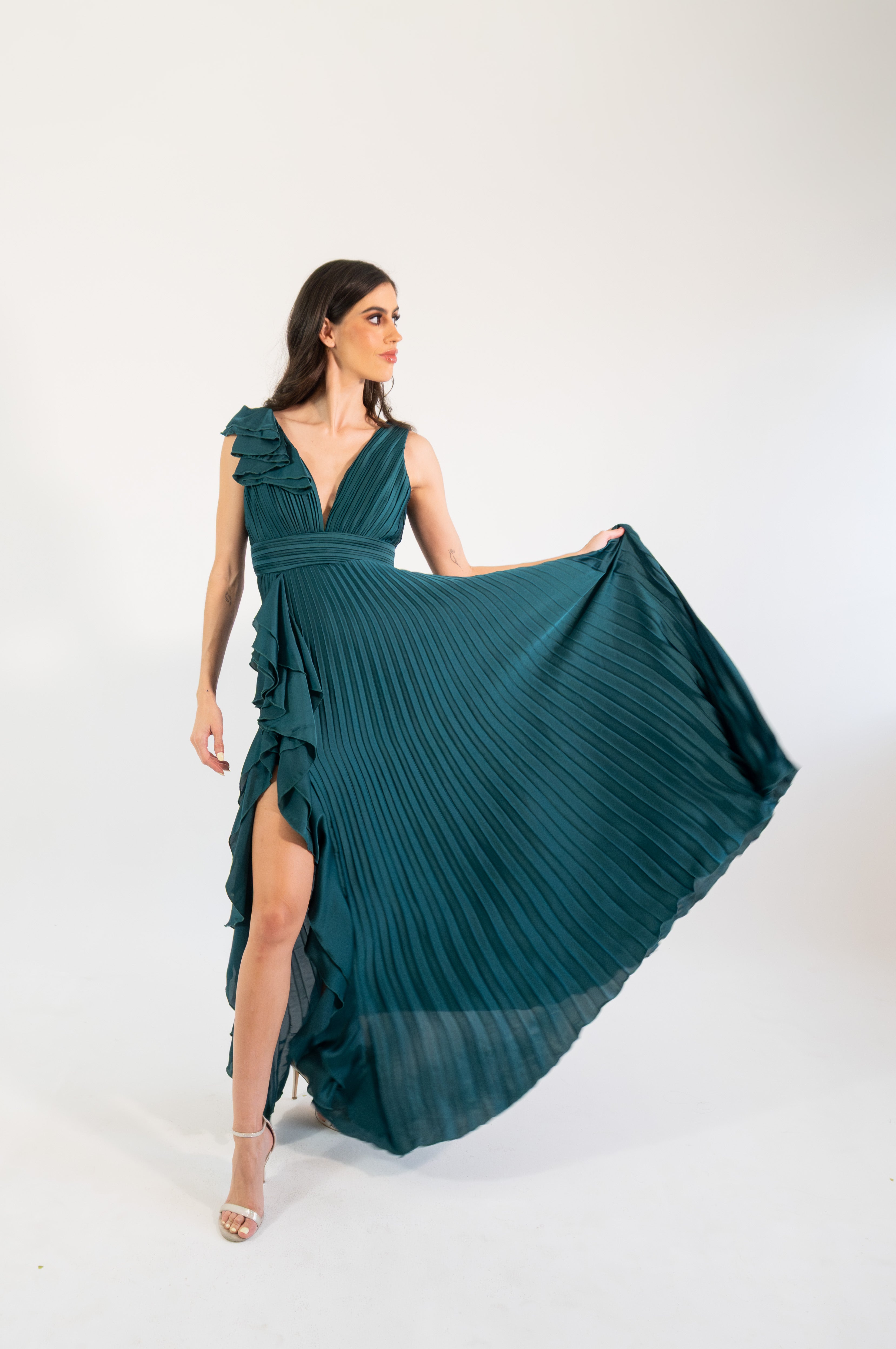 Dorota - verde satin venta