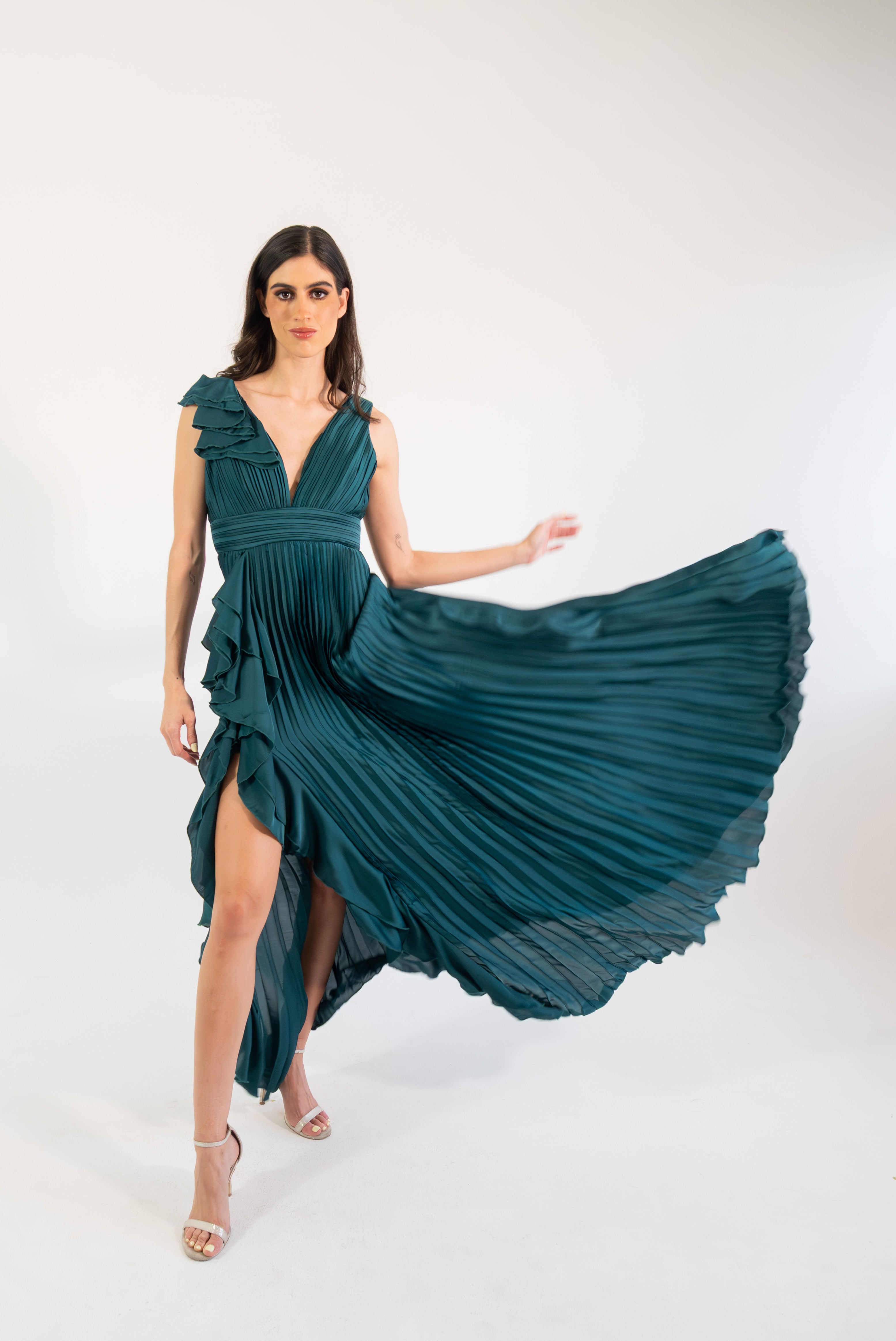 Dorota - verde satin venta