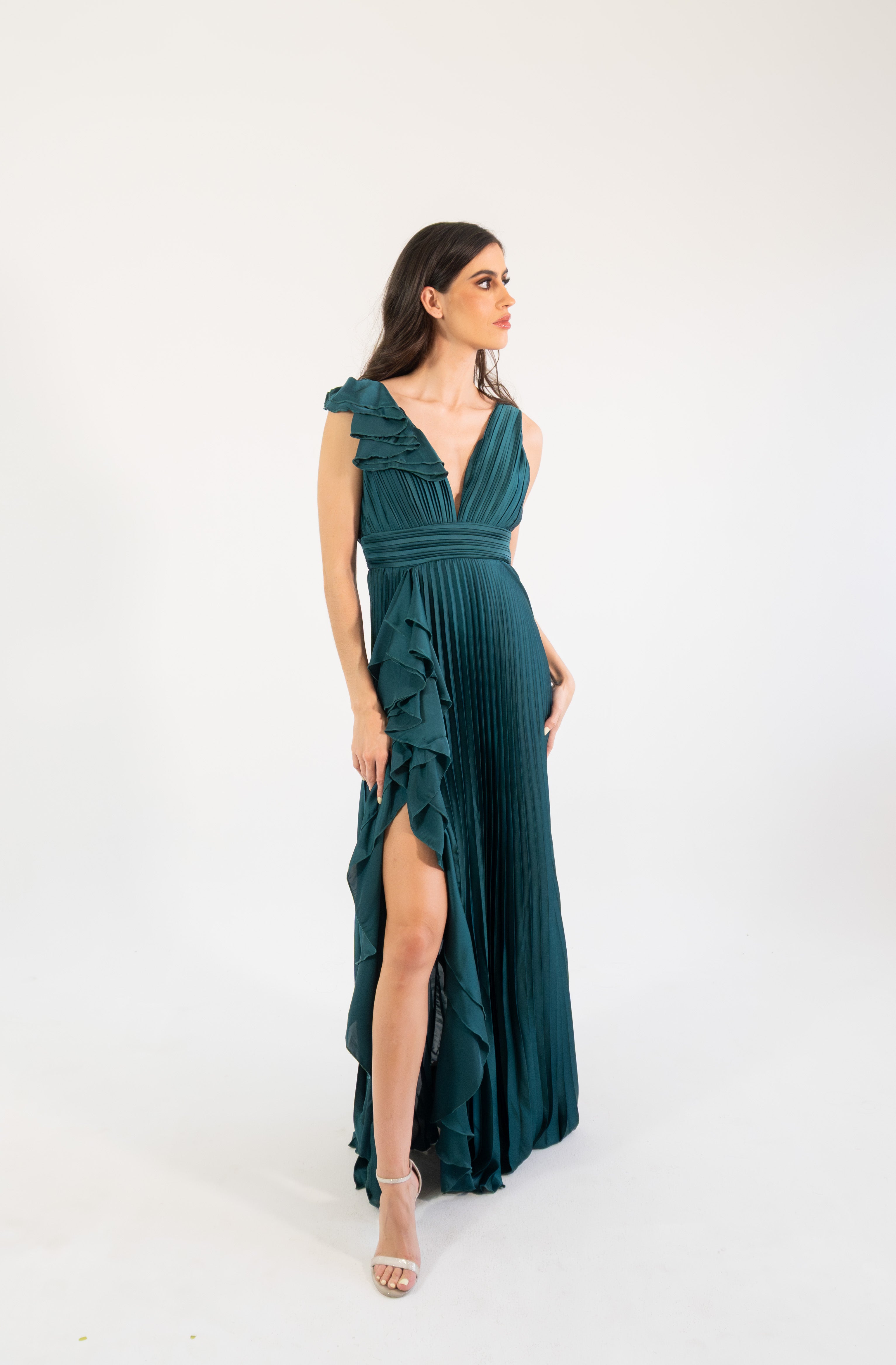Dorota - verde satin venta
