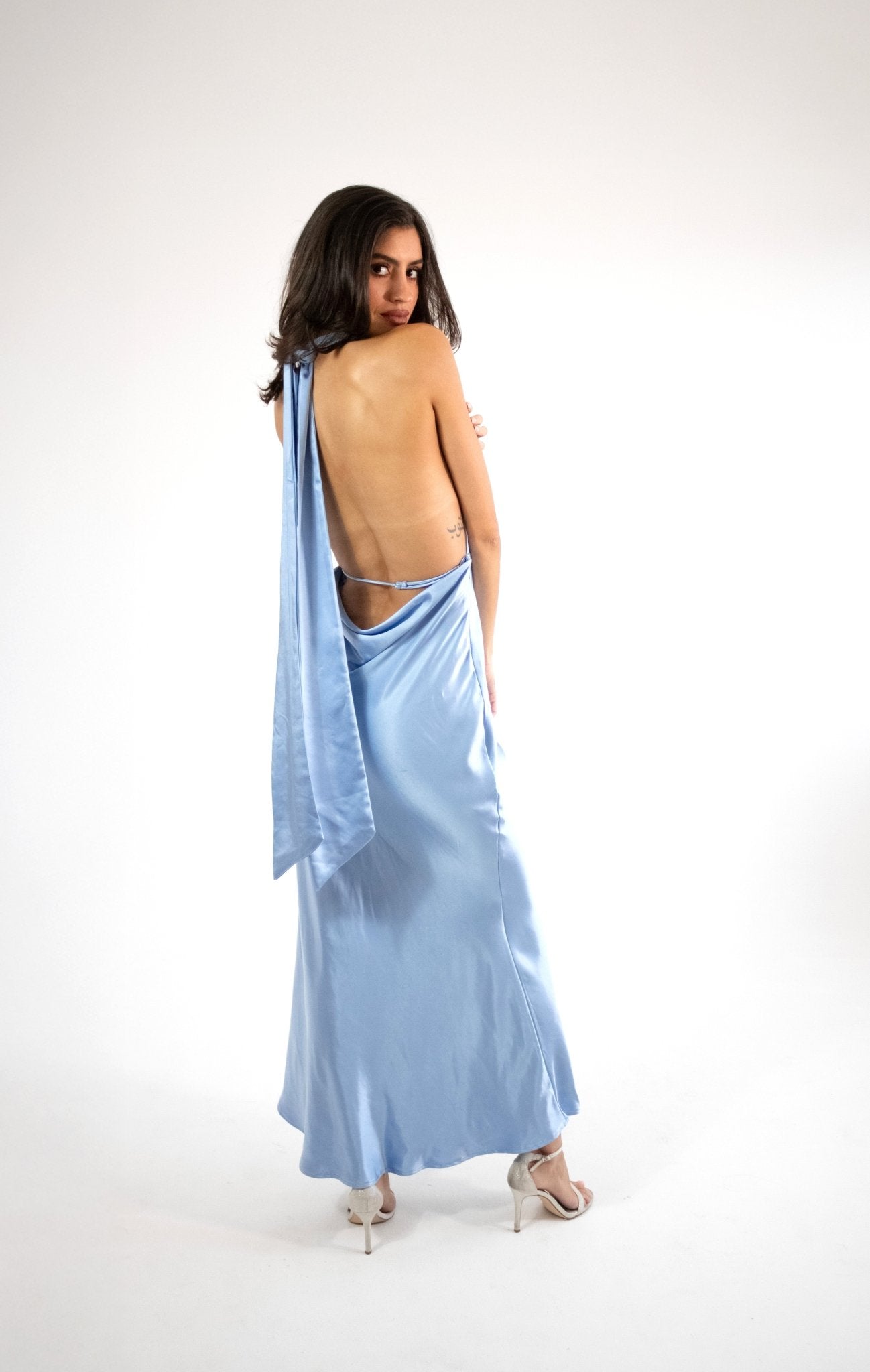 Elga - azul - Lend the Trend renta de vestidos mexico