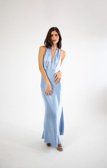 Elga - azul - Lend the Trend renta de vestidos mexico