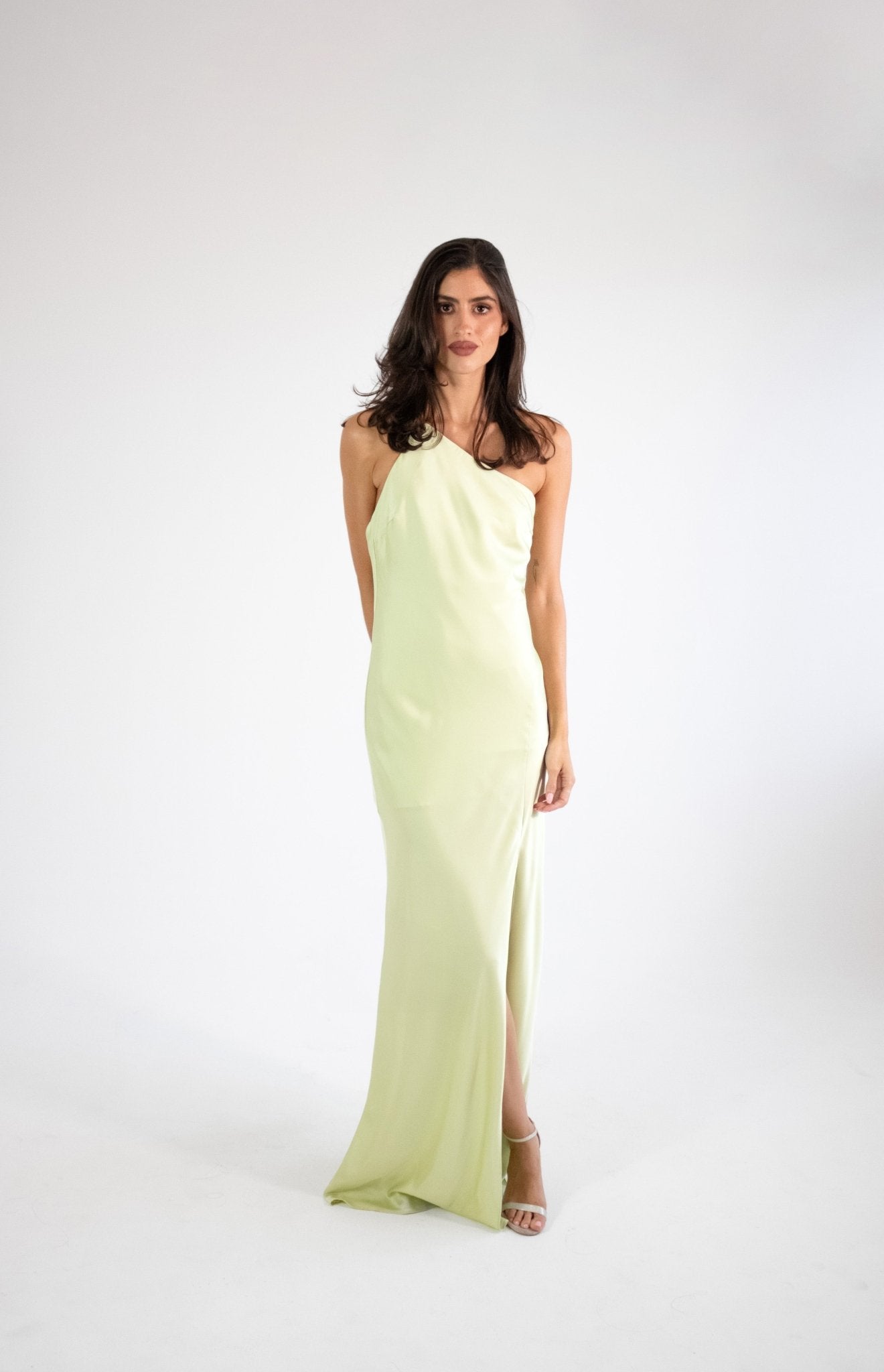 Emiliana - sage - Lend the Trend renta de vestidos mexico