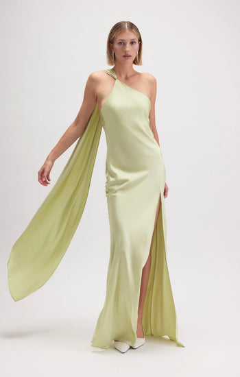 Emiliana - sage - Lend the Trend renta de vestidos mexico