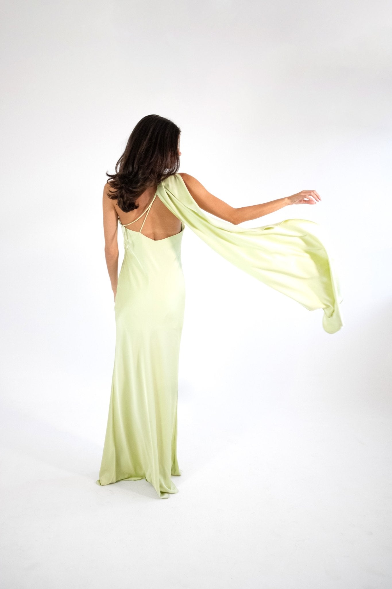 Emiliana - sage venta - Lend the Trend renta de vestidos mexico