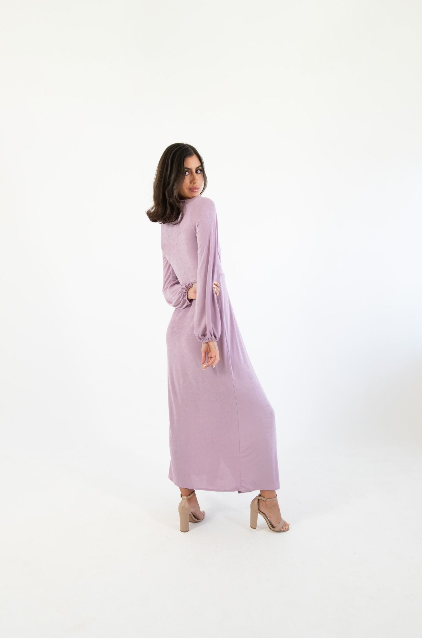 Eva - morado venta - Lend the Trend renta de vestidos mexico