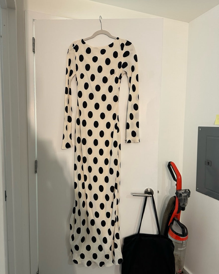 Georgie polka - blanco