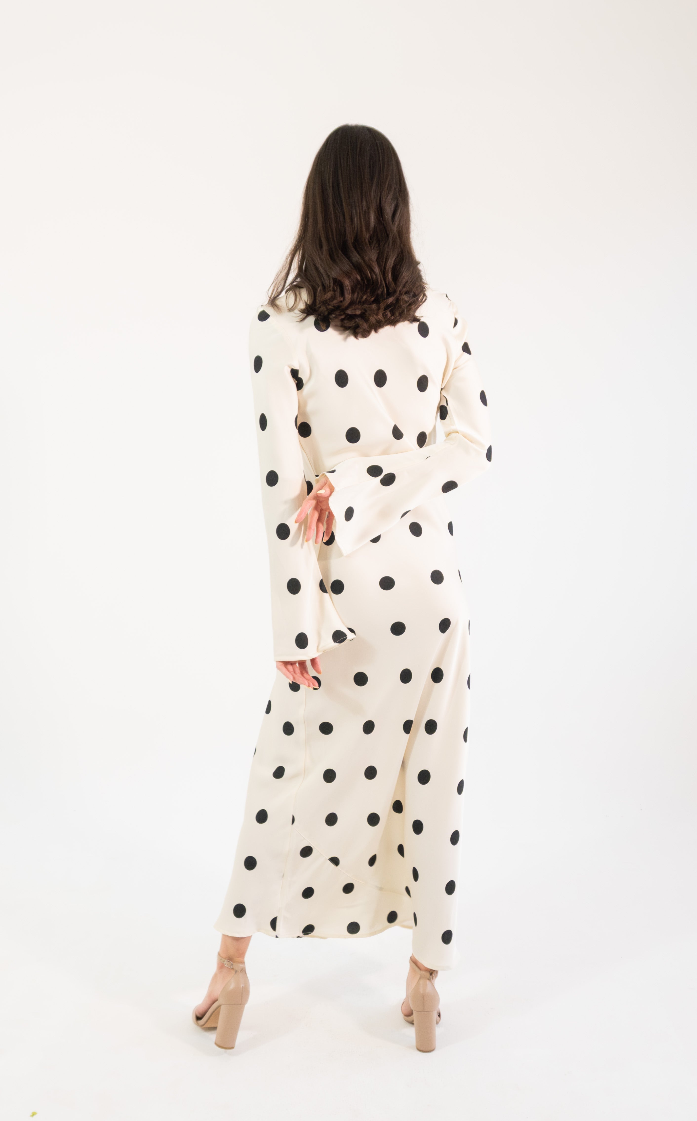 Georgie polka - blanco