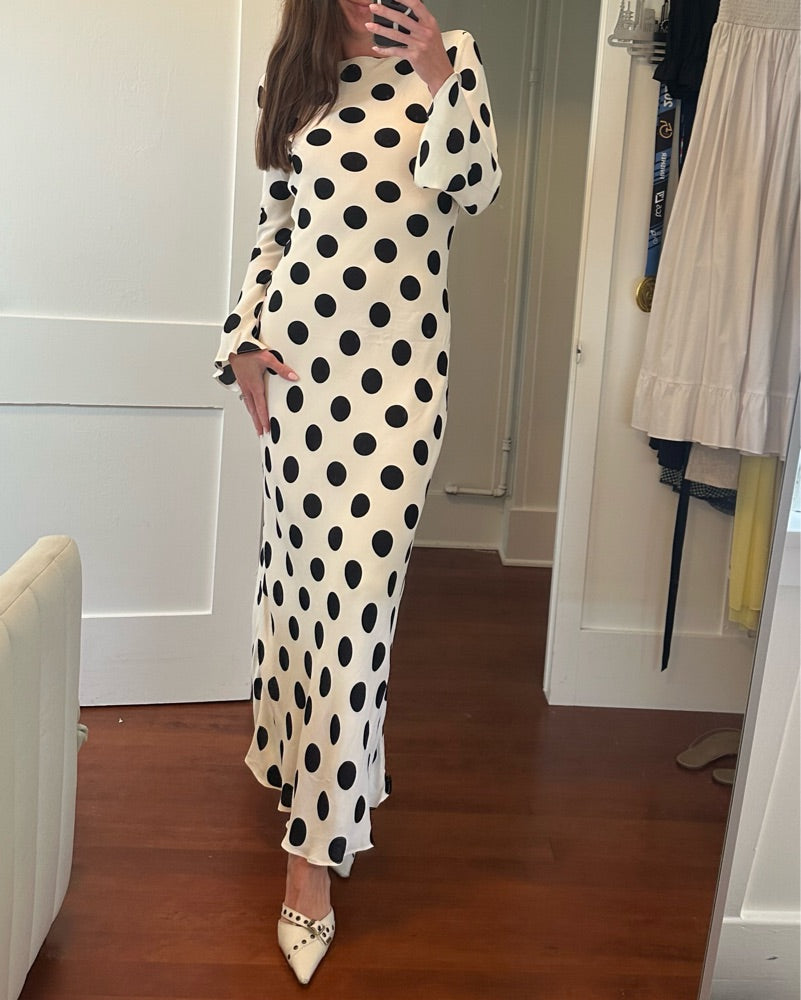 Georgie polka - blanco venta