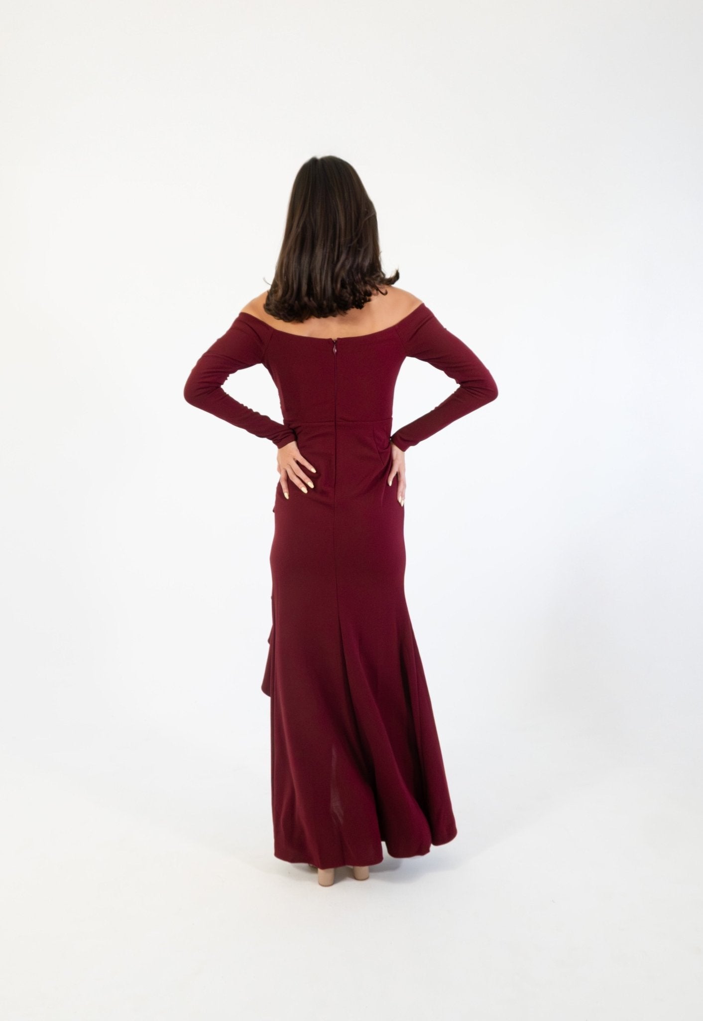 Hannia - rojo - Lend the Trend renta de vestidos mexico