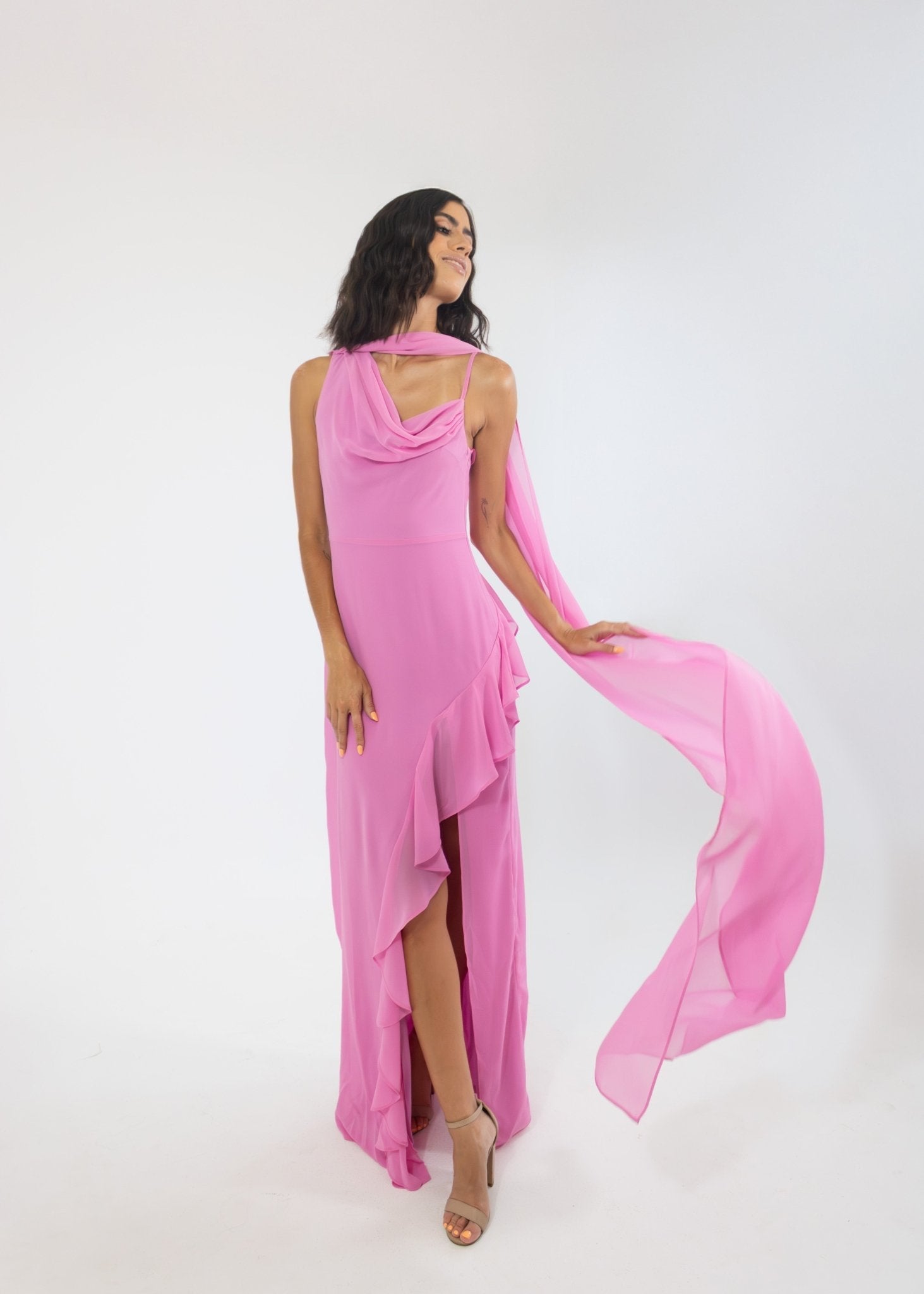 Issa - rosa venta - Lend the Trend renta de vestidos mexico