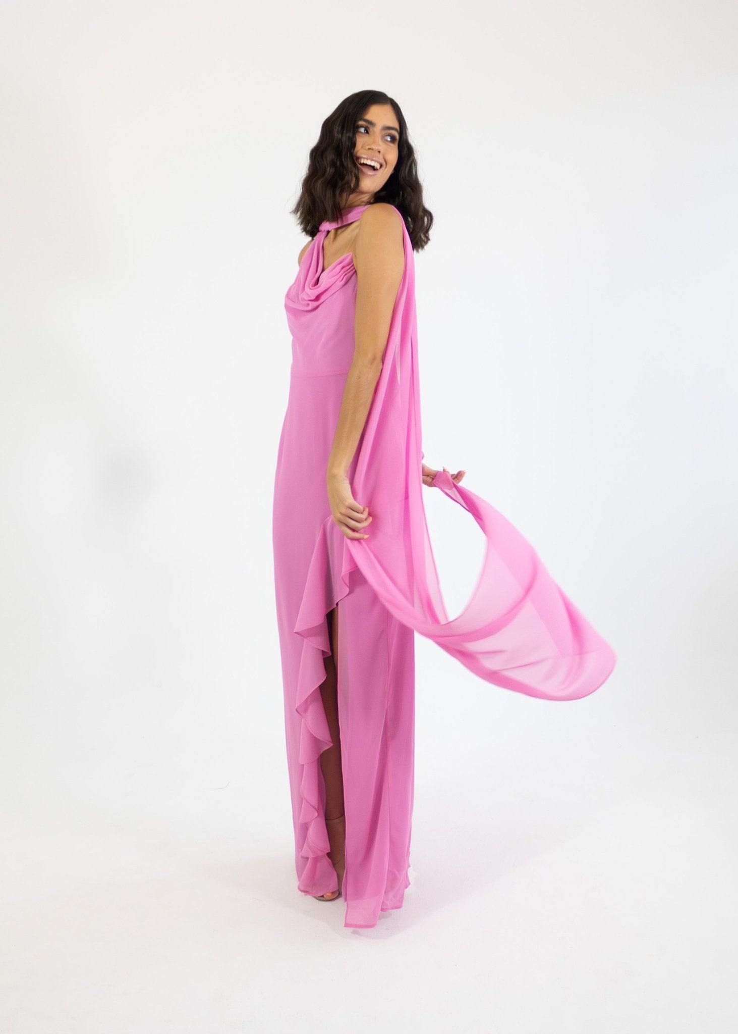 Issa - rosa venta - Lend the Trend renta de vestidos mexico