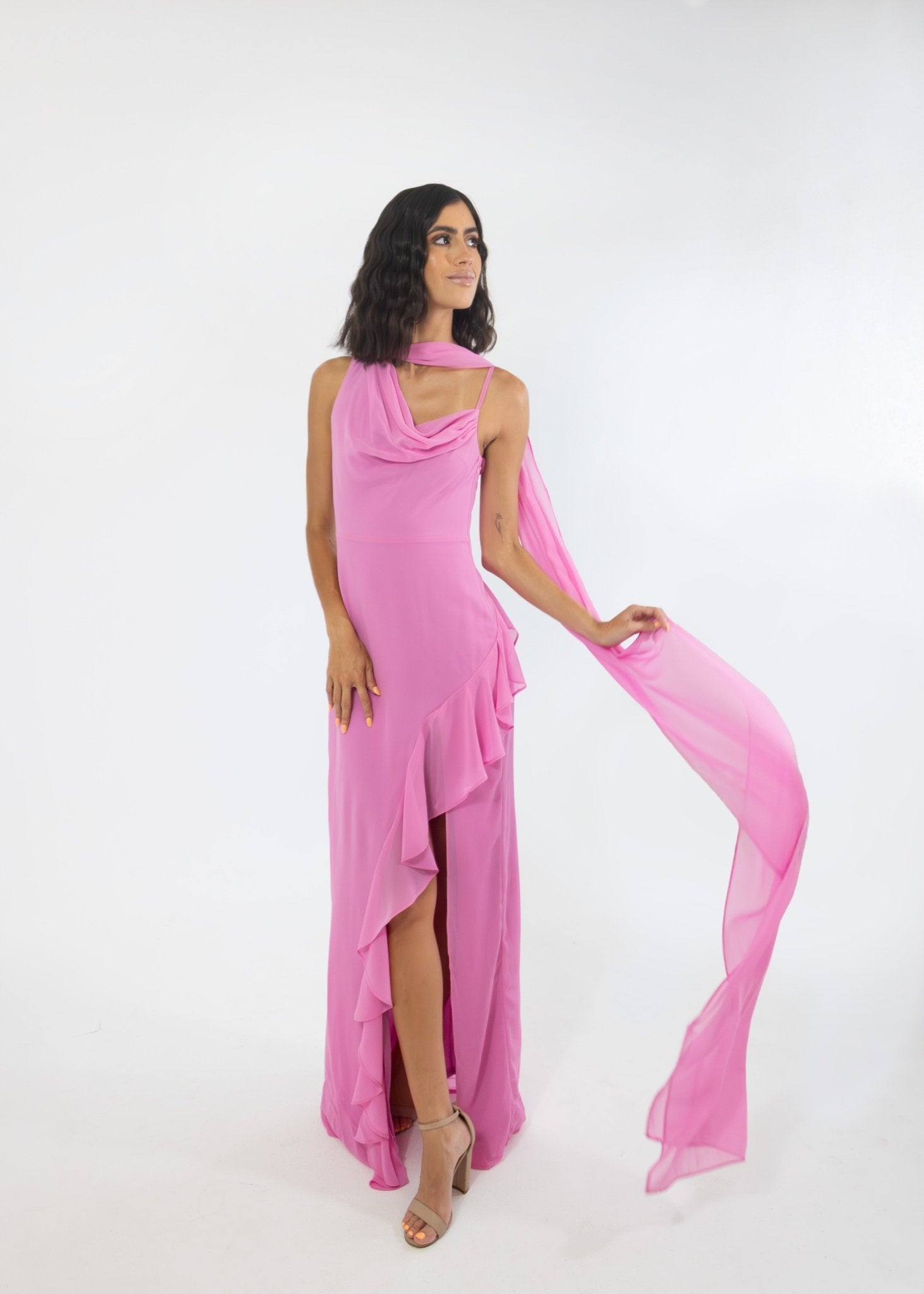 Issa - rosa venta - Lend the Trend renta de vestidos mexico