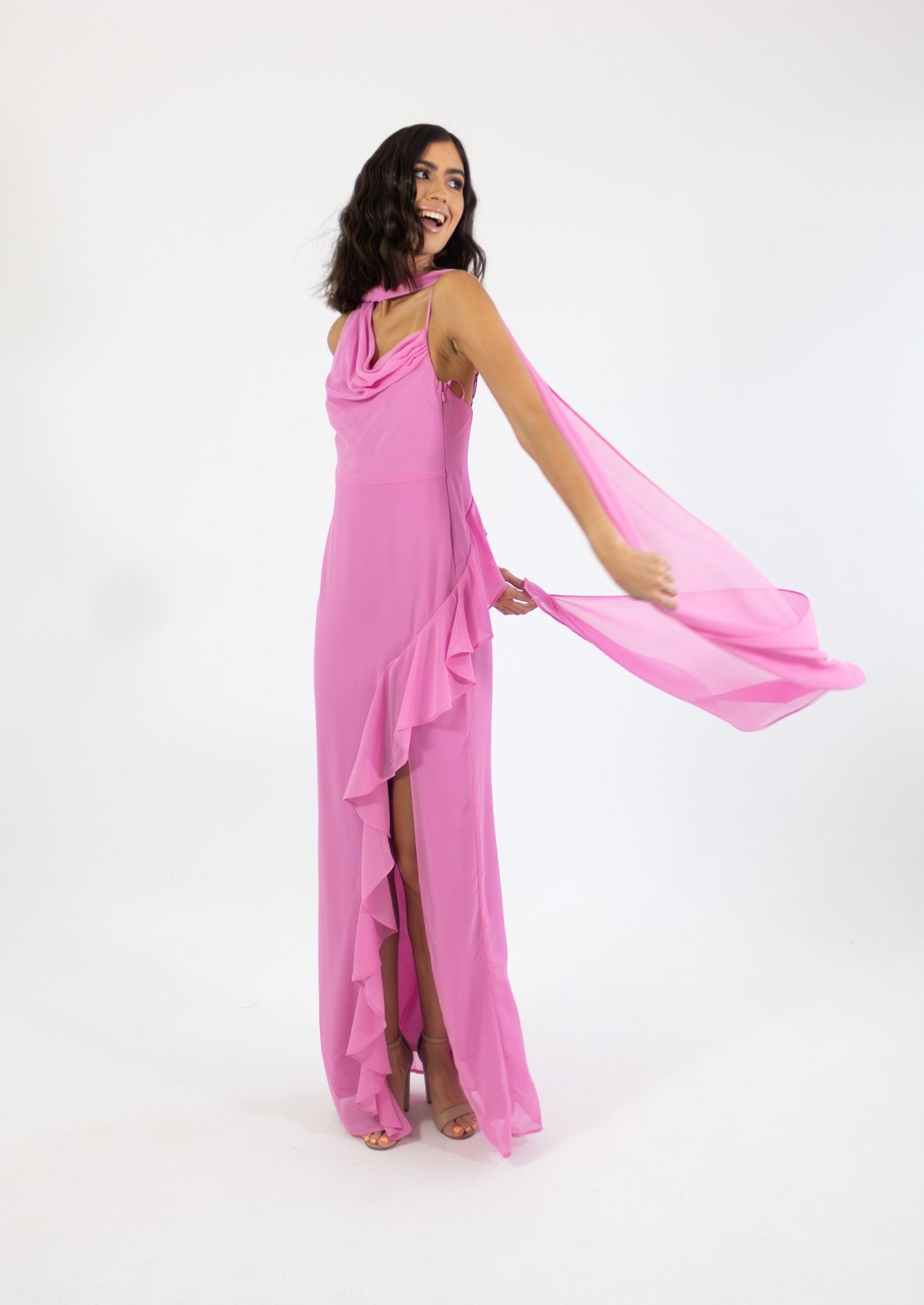 Issa - rosa venta - Lend the Trend renta de vestidos mexico