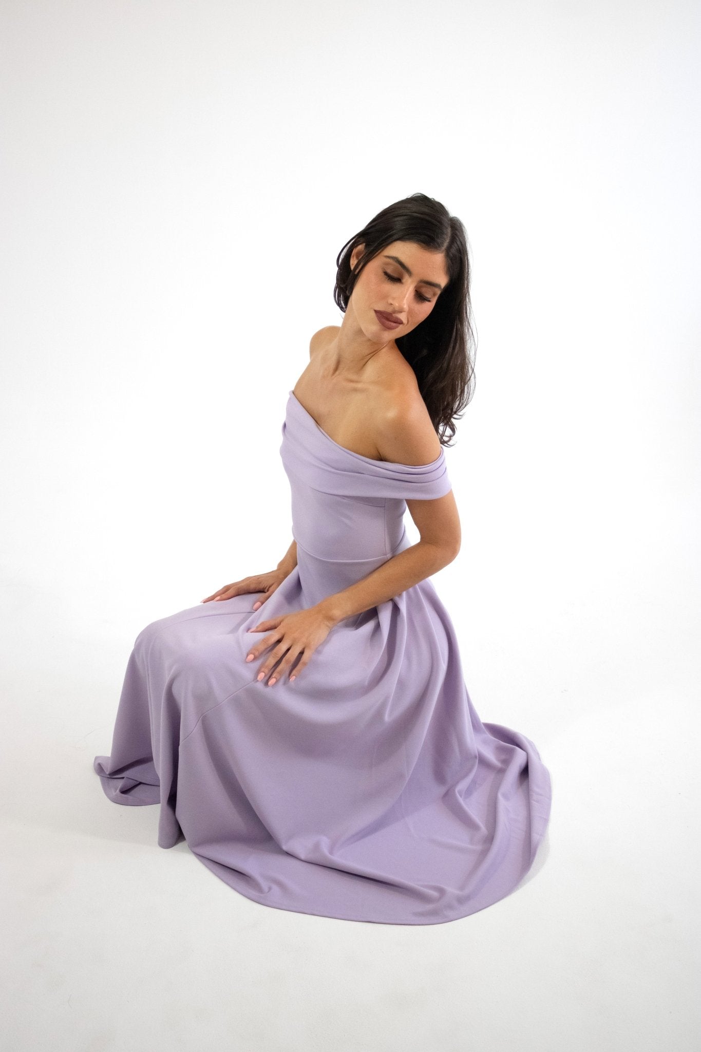 Lola - morado - Lend the Trend renta de vestidos mexico