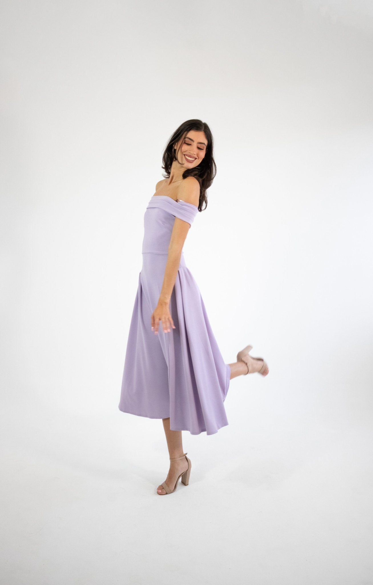 Lola - morado venta - Lend the Trend renta de vestidos mexico