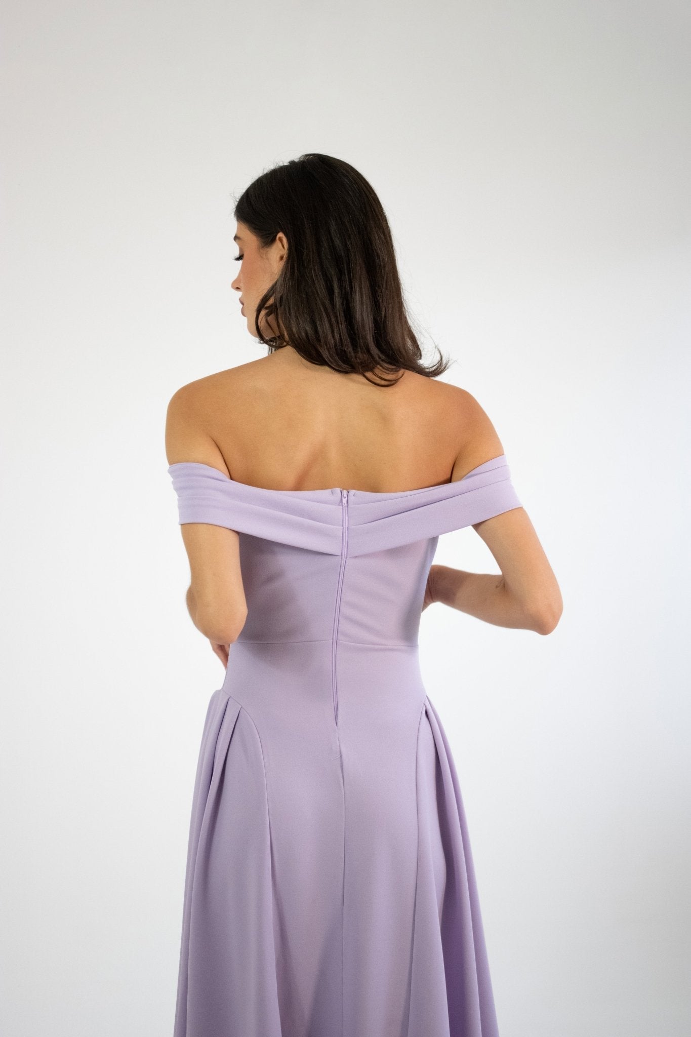 Lola - morado venta - Lend the Trend renta de vestidos mexico