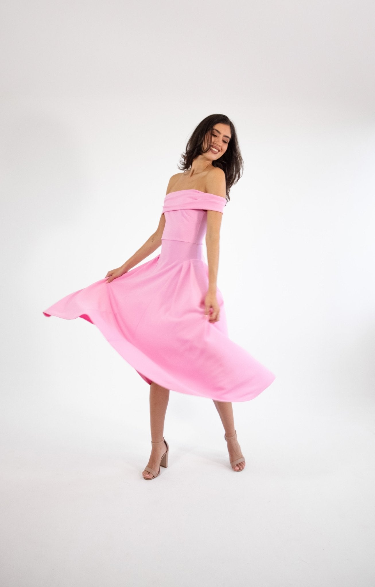 Lola - rosa - Lend the Trend renta de vestidos mexico