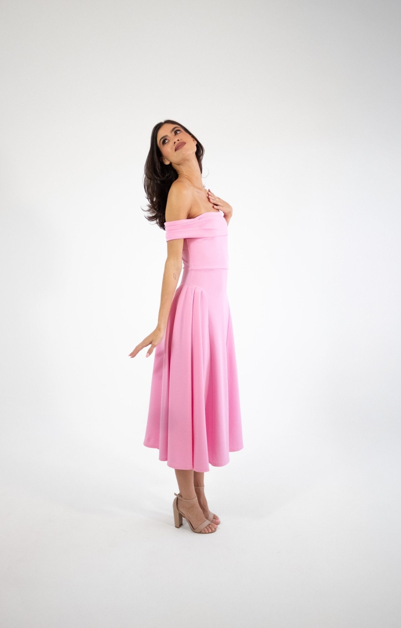 Lola - rosa venta - Lend the Trend renta de vestidos mexico