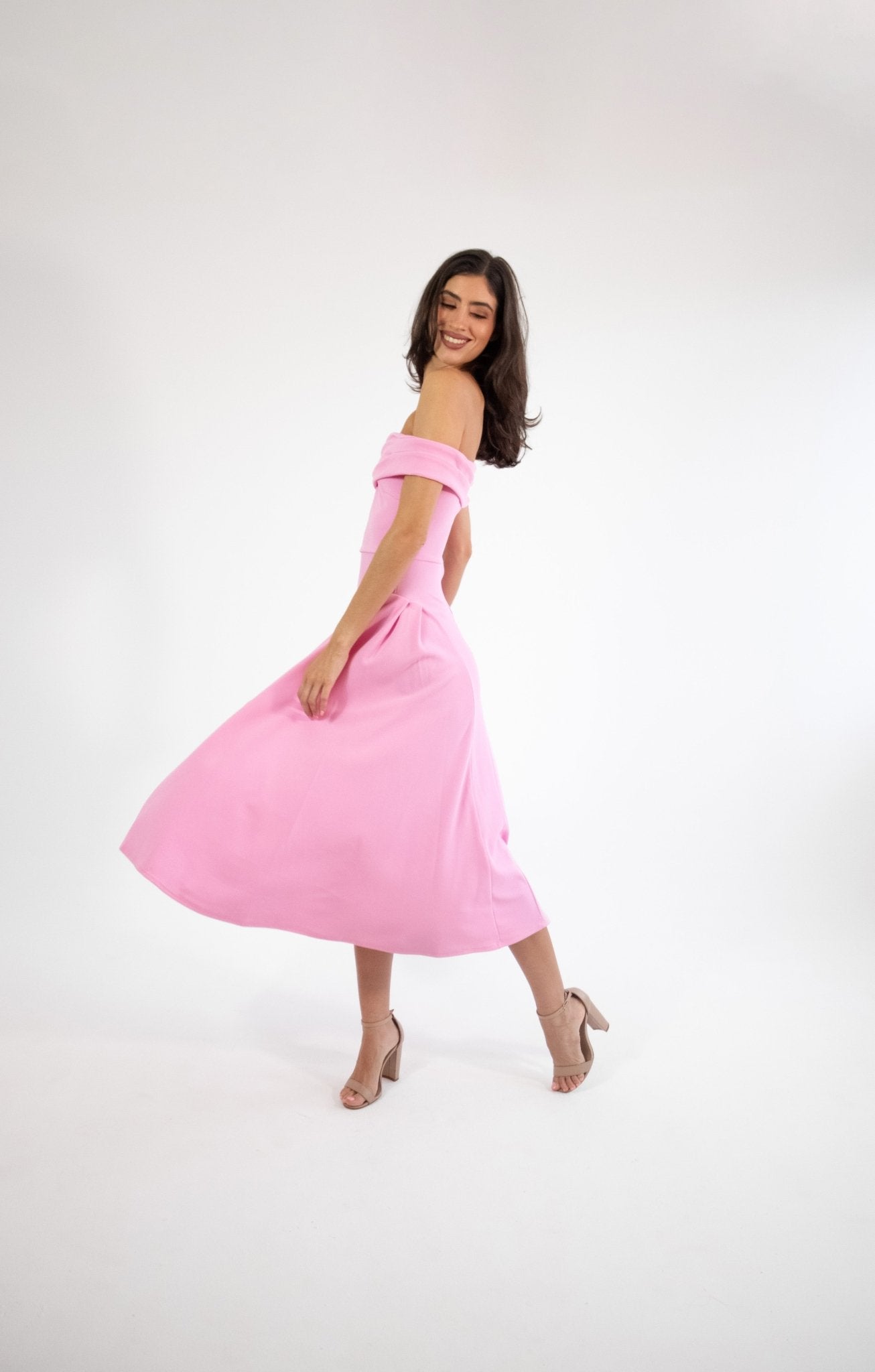 Lola - rosa venta - Lend the Trend renta de vestidos mexico