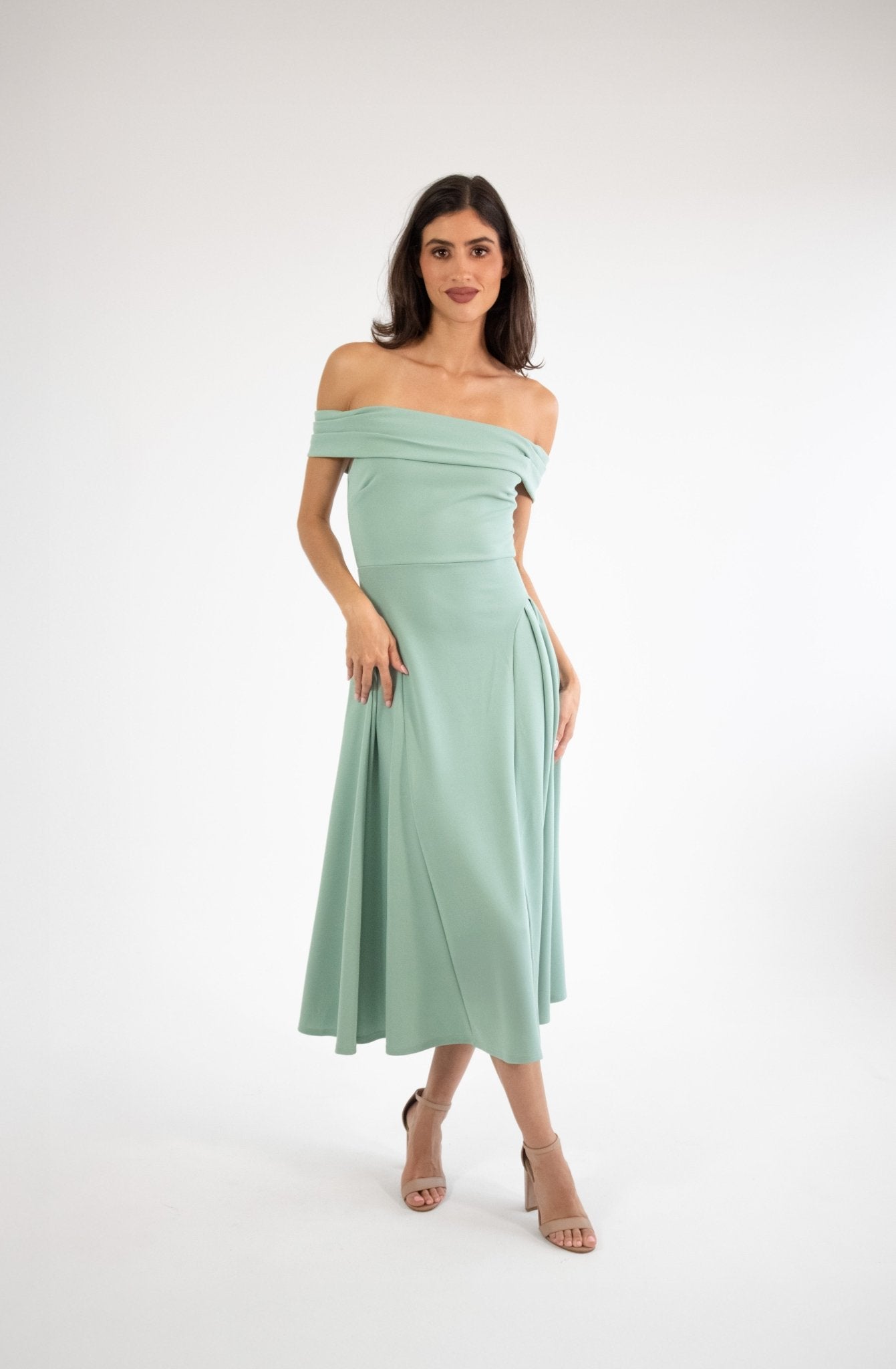 Lola - verde - Lend the Trend renta de vestidos mexico