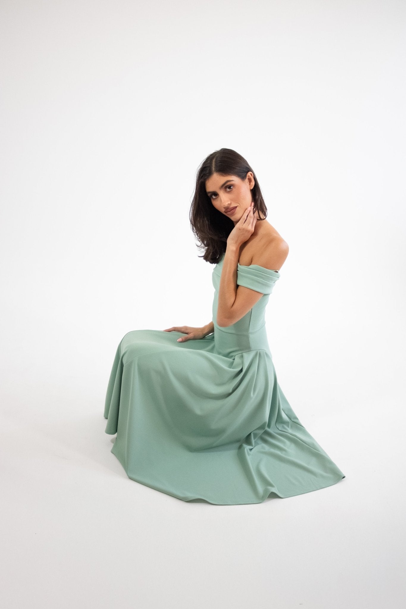 Lola - verde venta - Lend the Trend renta de vestidos mexico