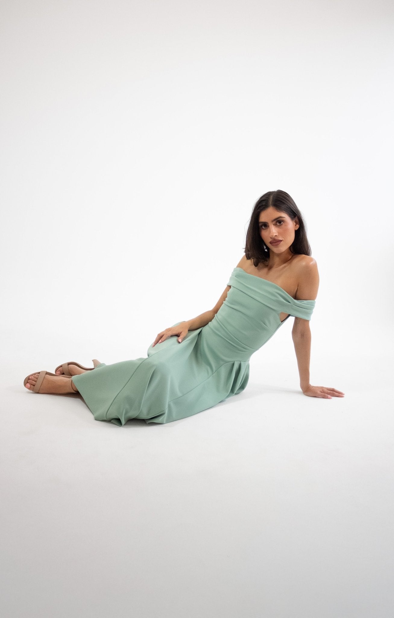 Lola - verde venta - Lend the Trend renta de vestidos mexico