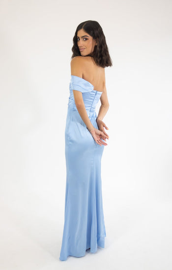 Marialy - azul cielo venta - Lend the Trend renta de vestidos mexico