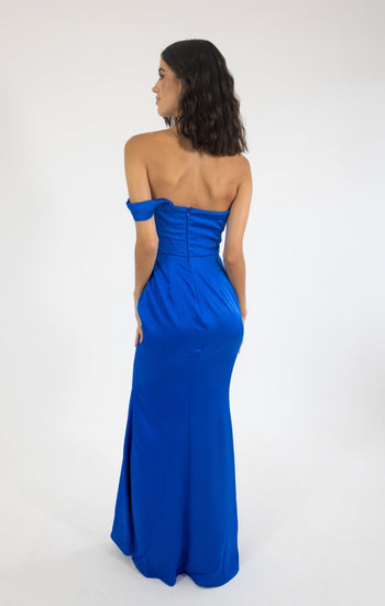 Marialy - azul - Lend the Trend renta de vestidos mexico