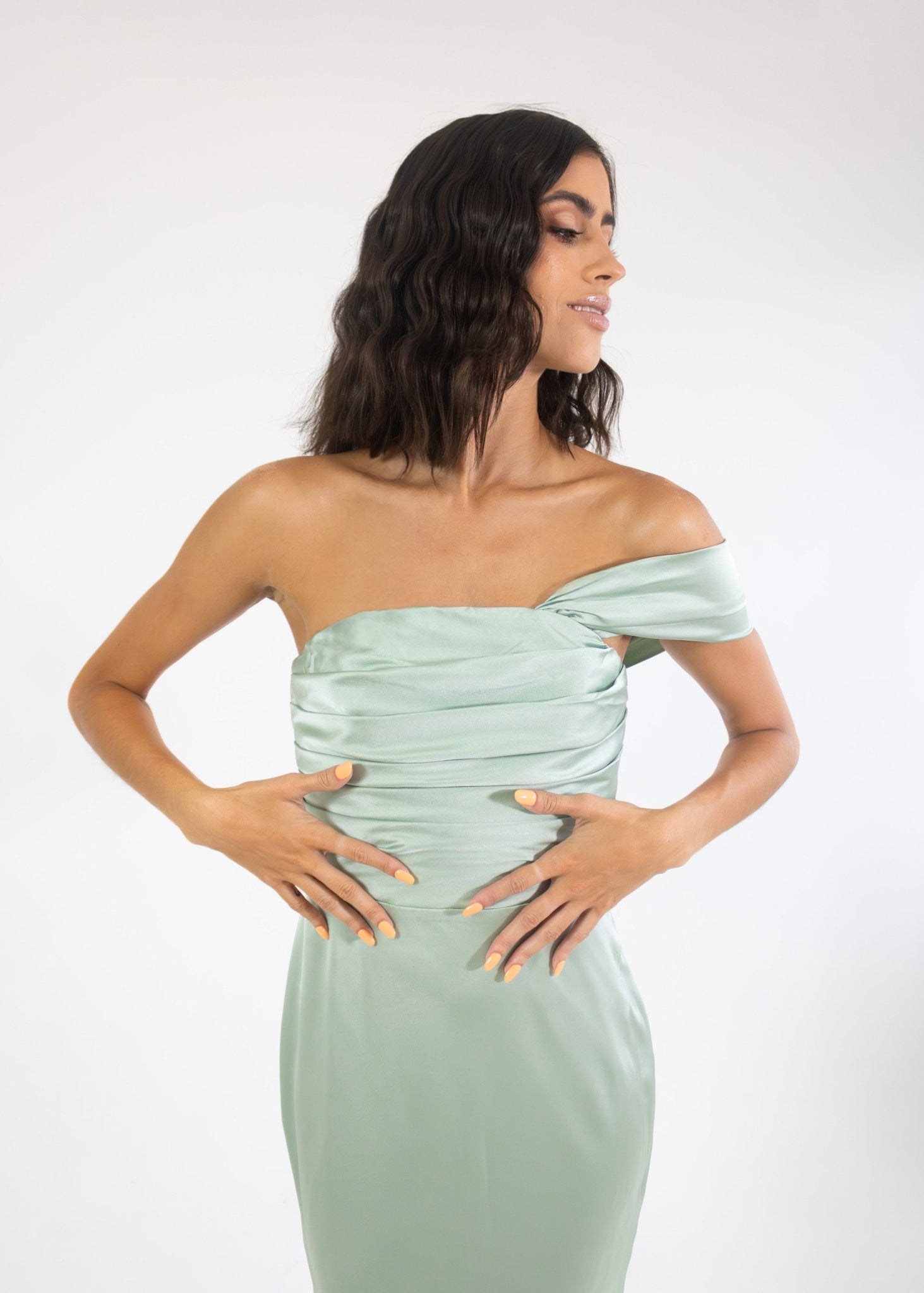 Marialy - sage venta - Lend the Trend renta de vestidos mexico