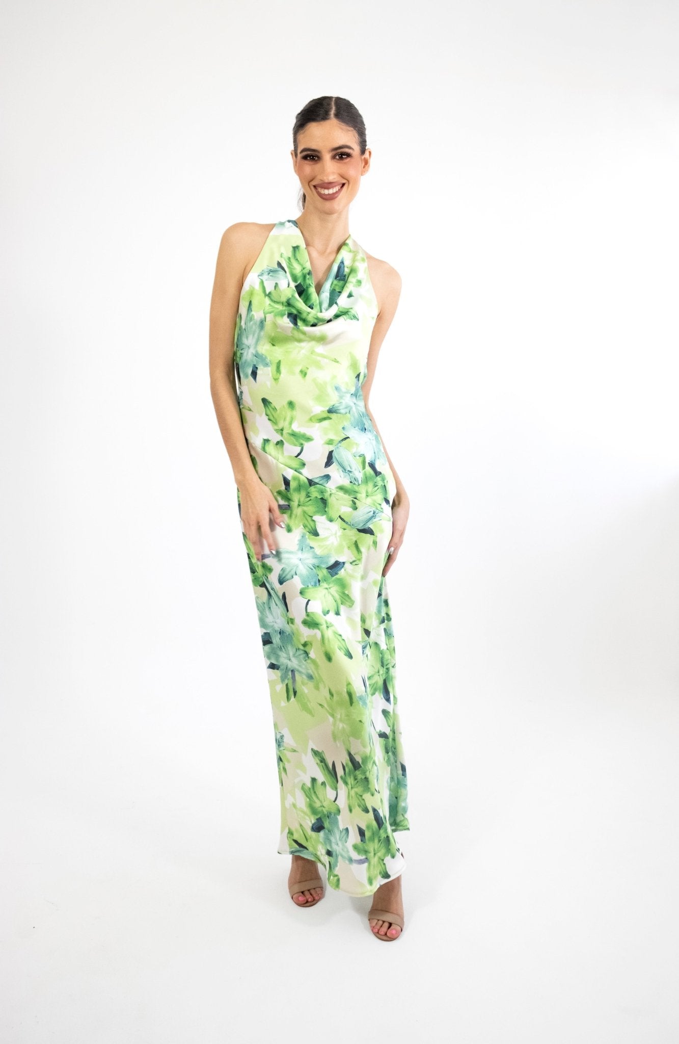 Marisa - estampado - Lend the Trend renta de vestidos mexico