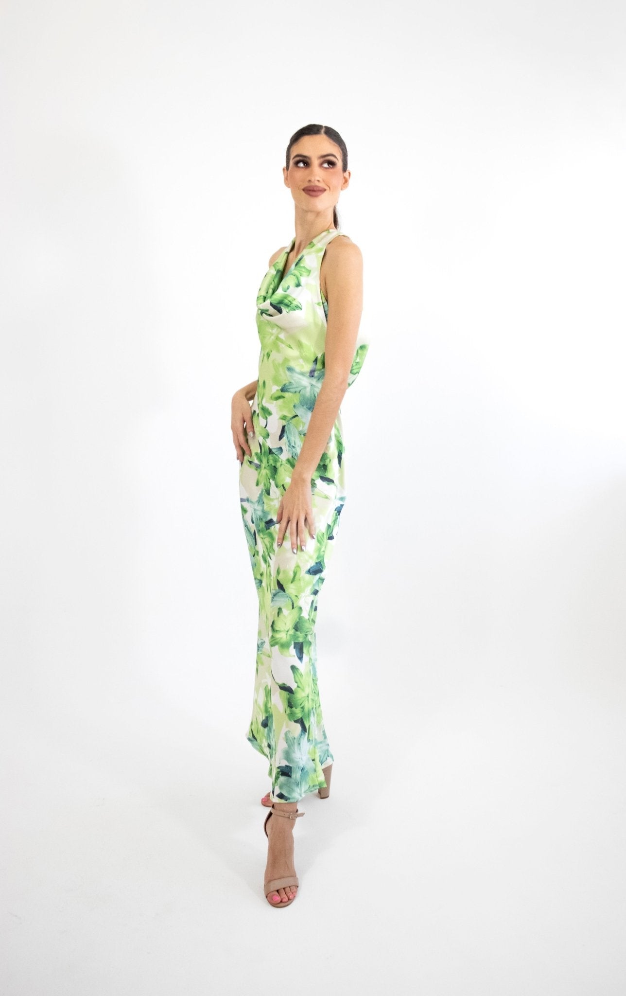 Marisa - estampado - Lend the Trend renta de vestidos mexico