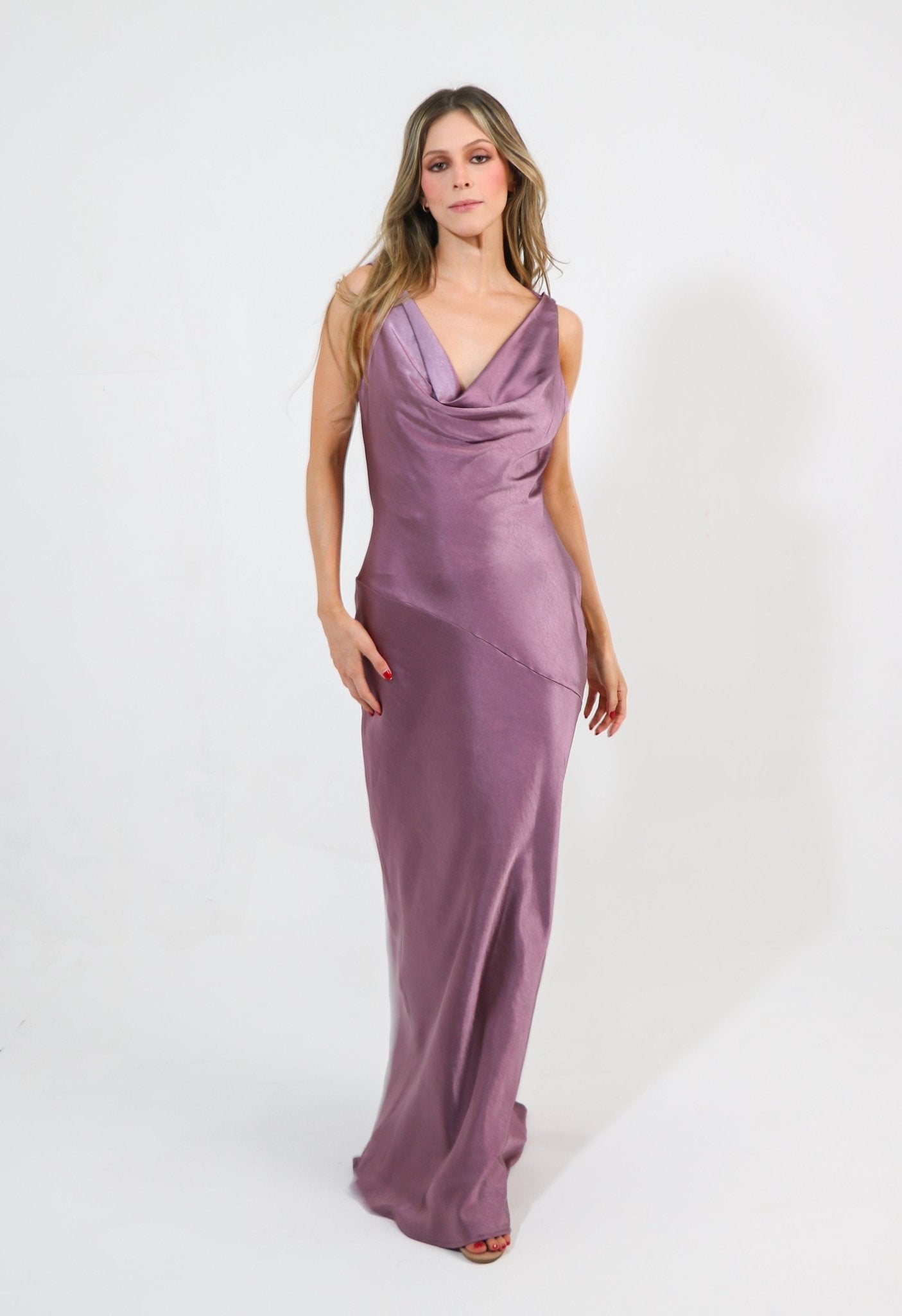 Marisa - morado - Lend the Trend renta de vestidos mexico