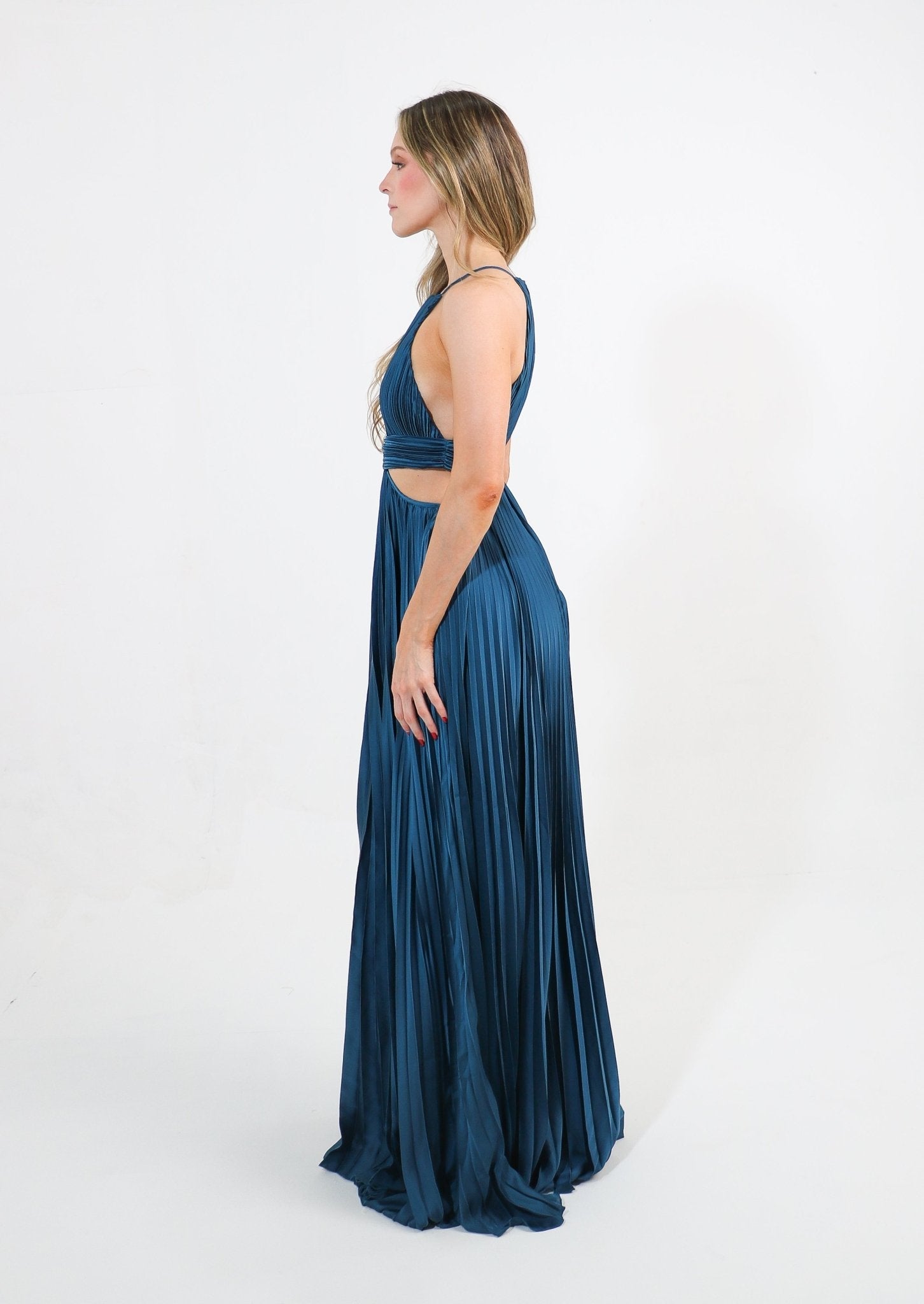 Milla - azul venta - Lend the Trend renta de vestidos mexico