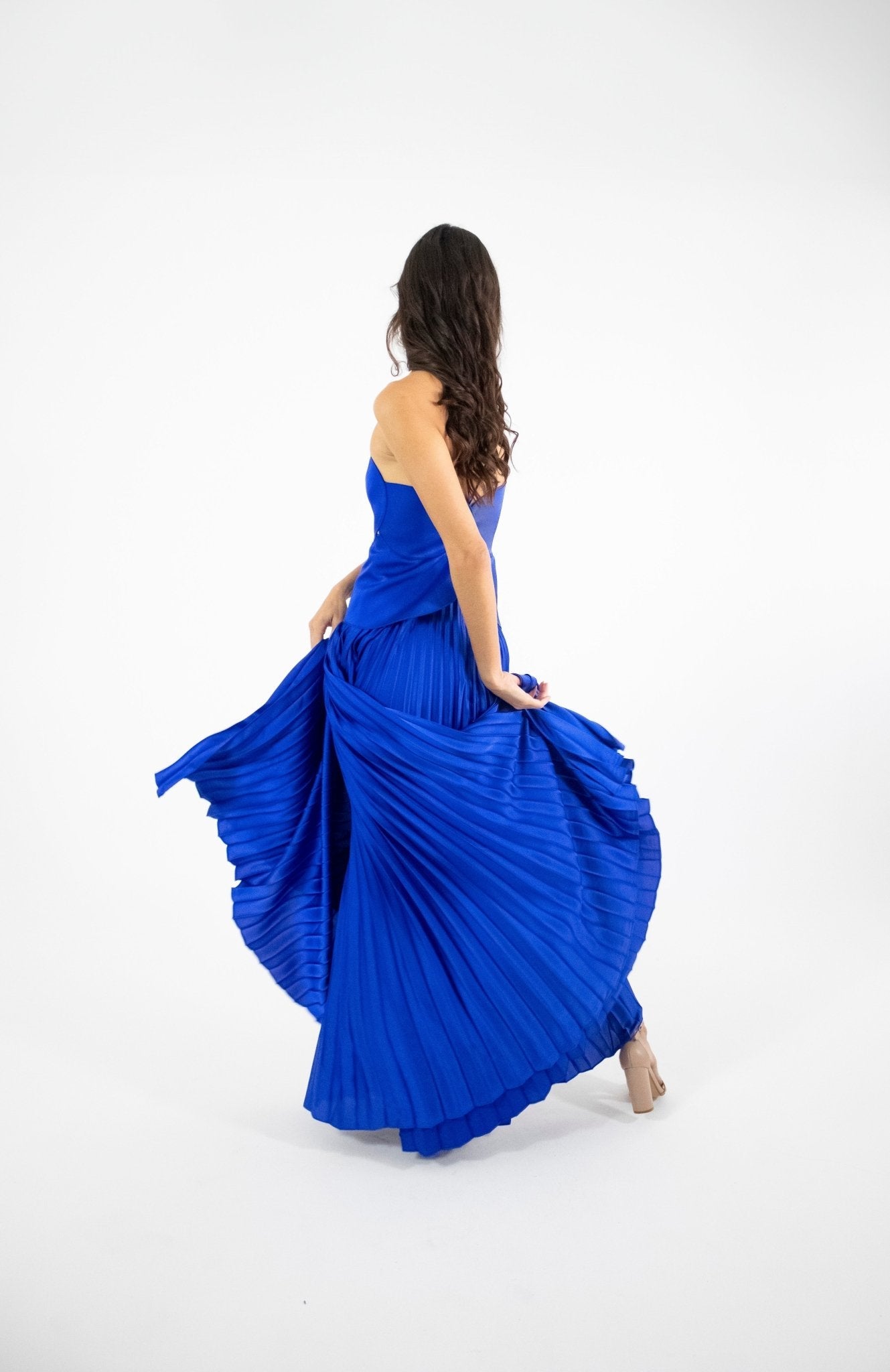 Mirra - azul venta - Lend the Trend renta de vestidos mexico