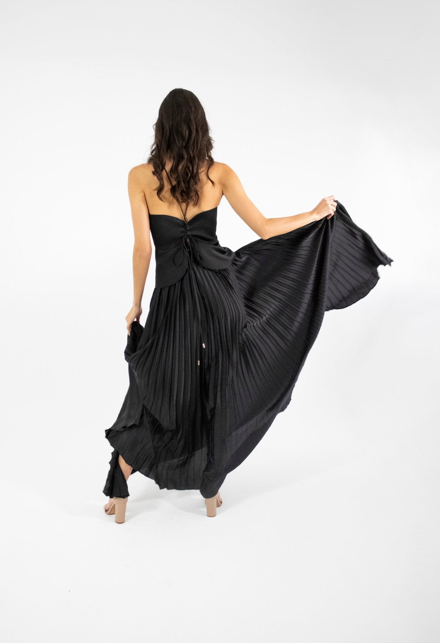 Mirra - negro venta - Lend the Trend renta de vestidos mexico