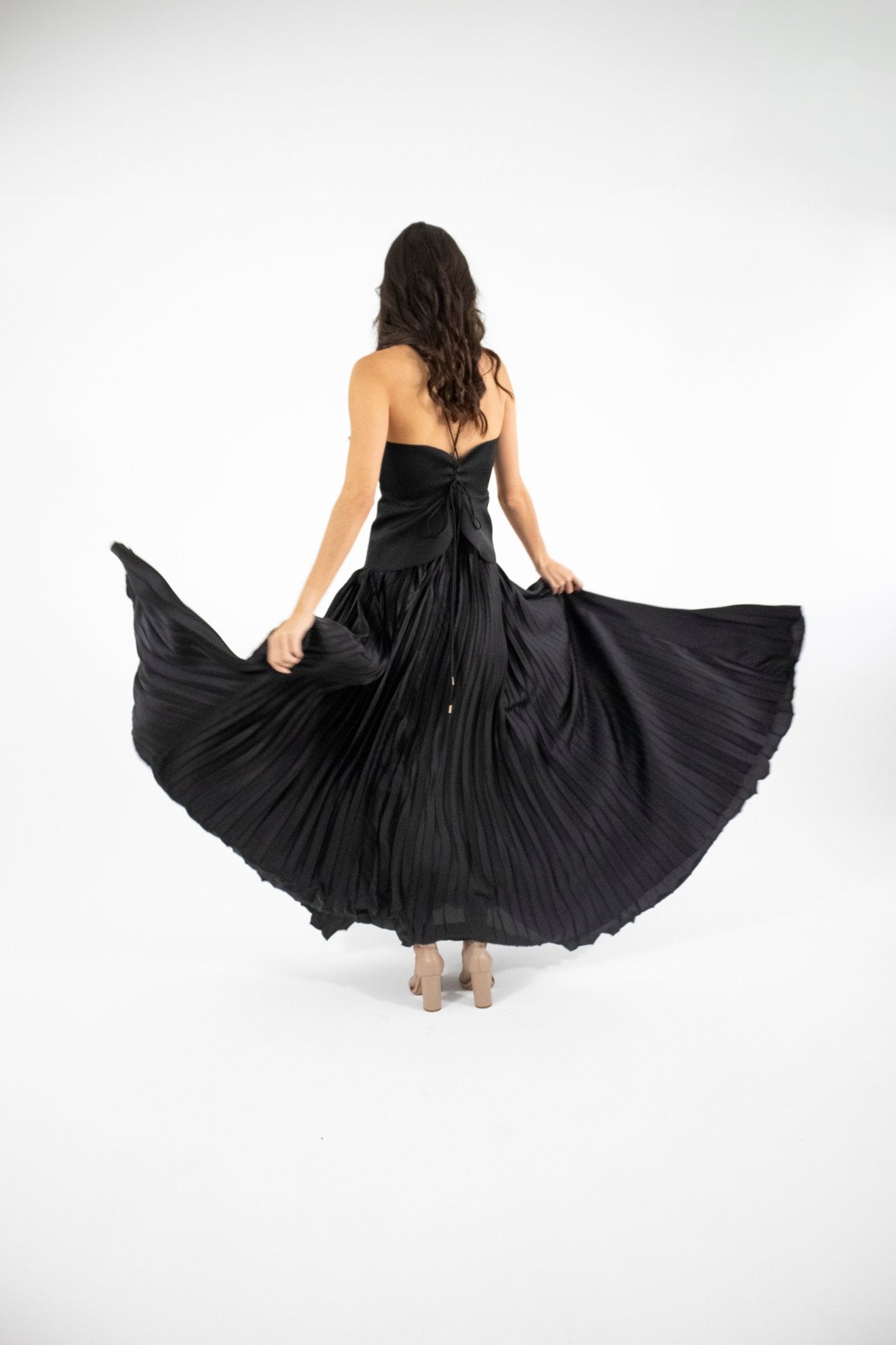 Mirra - negro venta - Lend the Trend renta de vestidos mexico