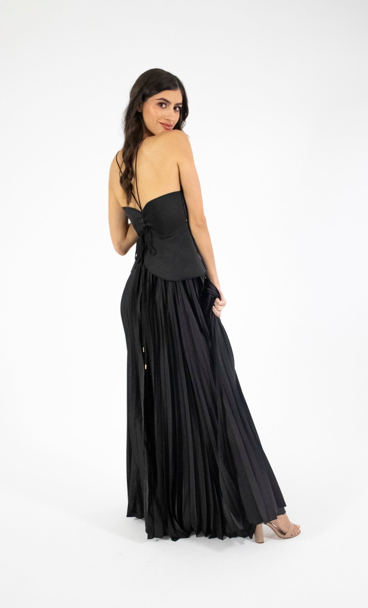 Mirra - negro venta - Lend the Trend renta de vestidos mexico