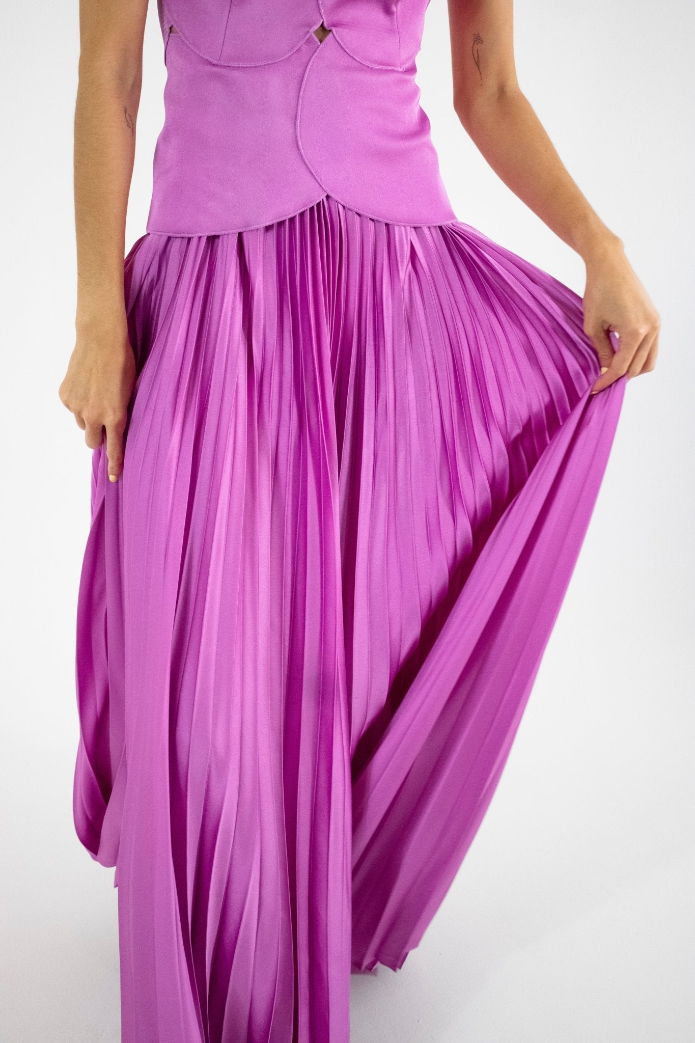 Mirra - rosa venta - Lend the Trend renta de vestidos mexico