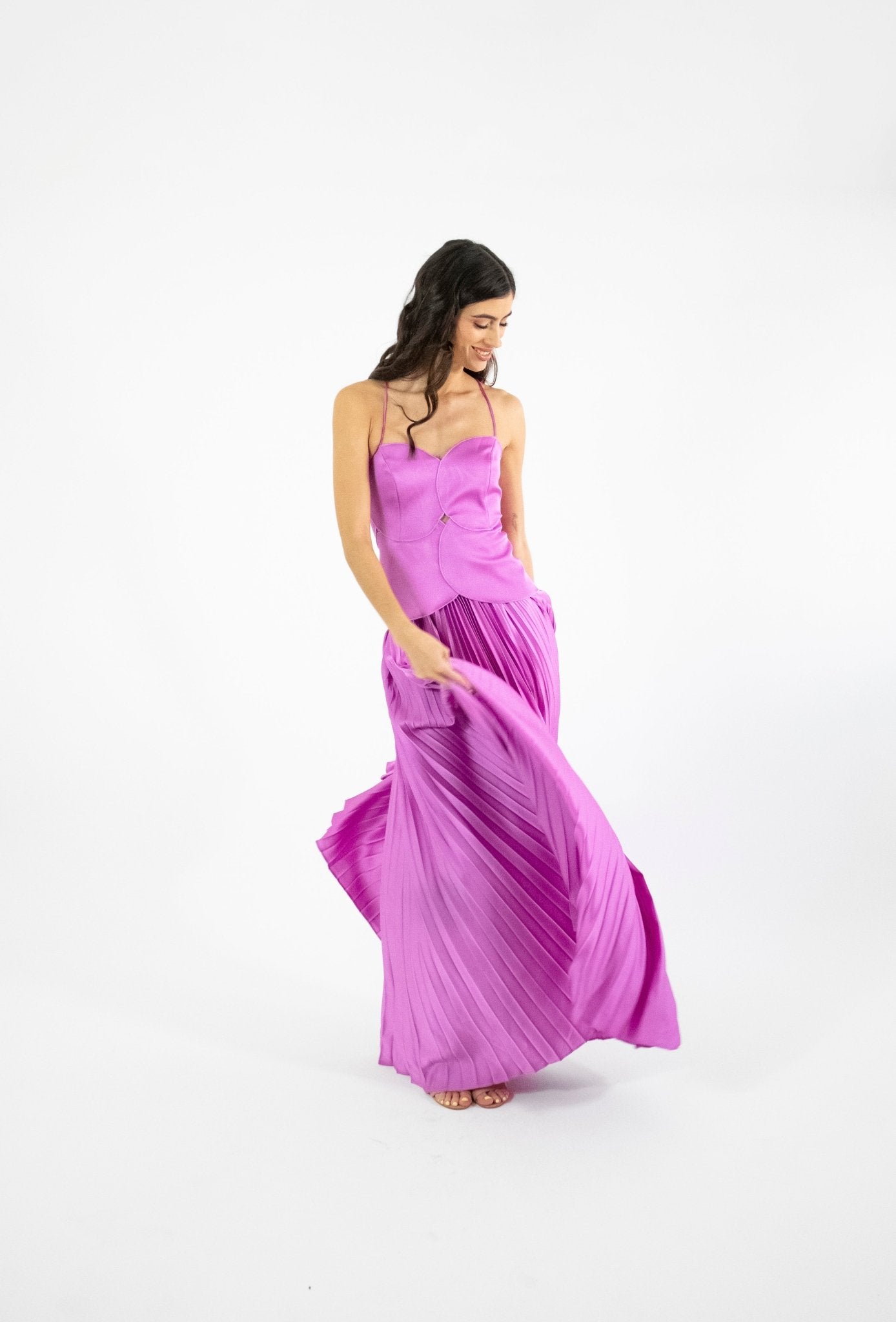 Mirra - rosa venta - Lend the Trend renta de vestidos mexico