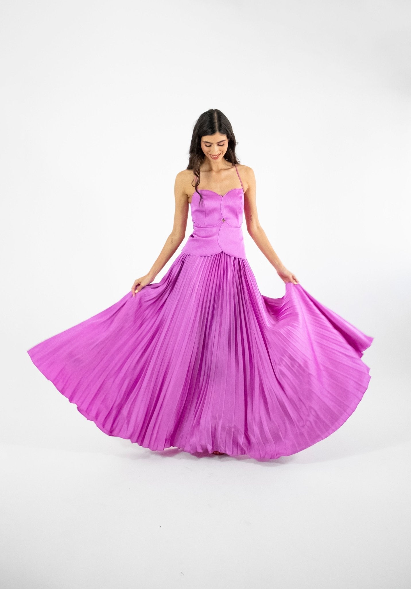 Mirra - rosa venta - Lend the Trend renta de vestidos mexico