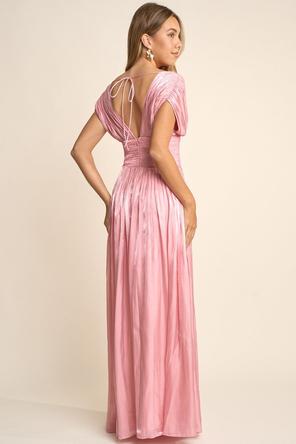 Regina - rosa - Cindel vestidos maxi, midi, mini, para toda ocasion, largos, de fiesta, de boda